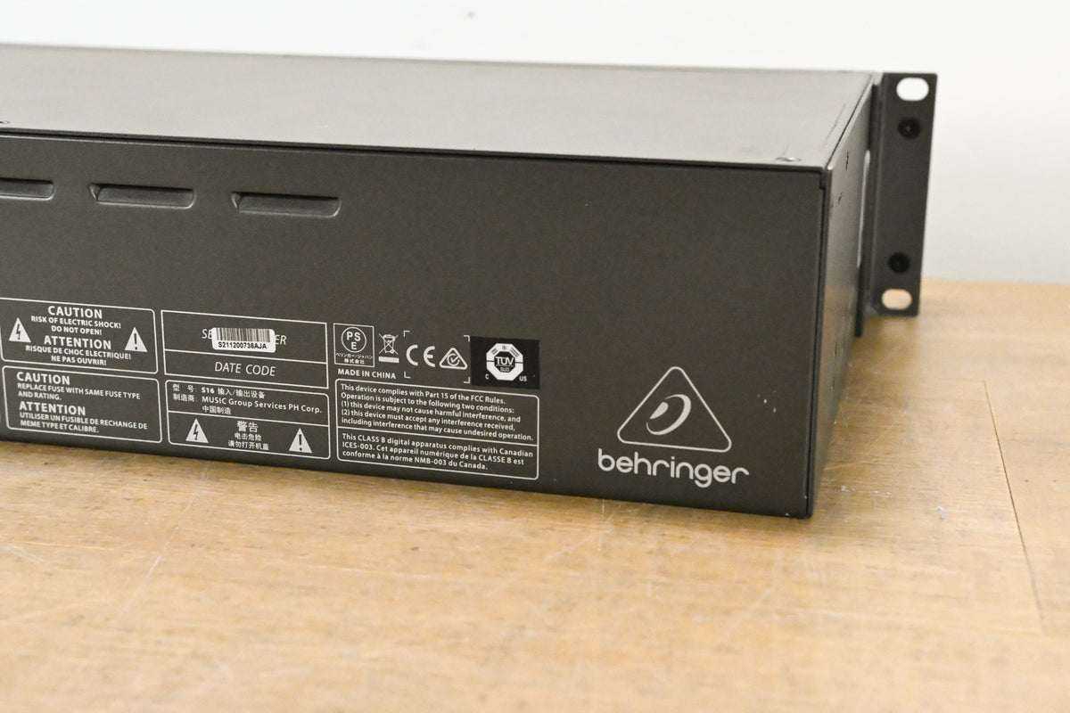 Behringer S16 16 x 8 Digital Stage Box