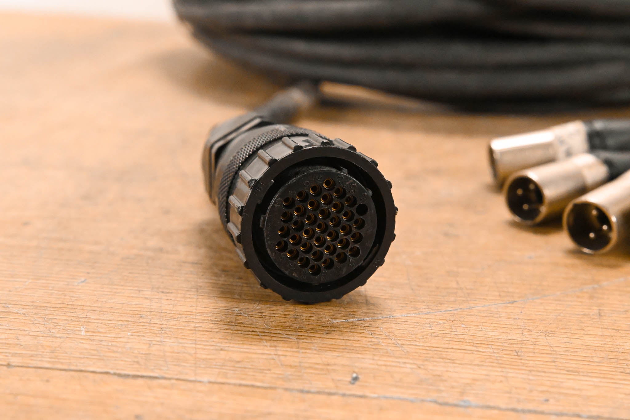 Unbranded DT-12 Female 37-Pin Connector to (12x)XLRM Cable - 75ft