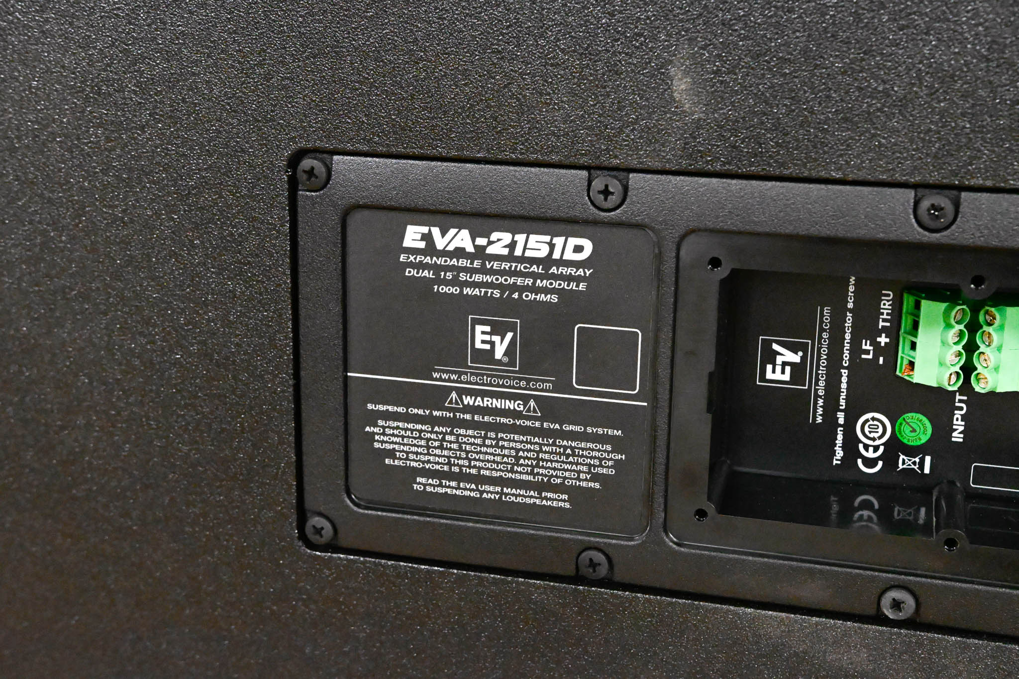 Electro-Voice (EV) EVA-2151D Dual 15" Passive Line Array Subwoofer