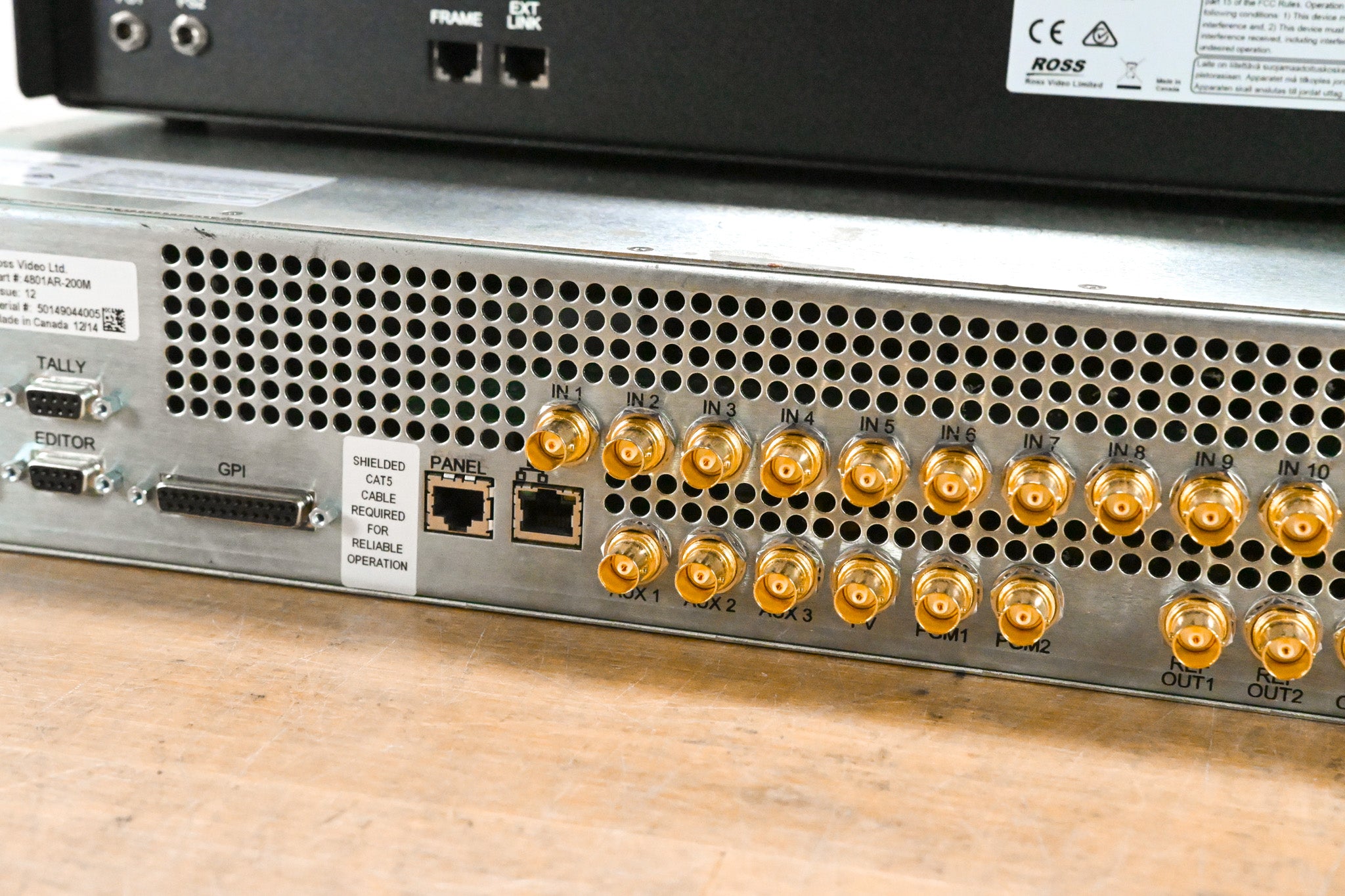 Ross CrossOver 12 12-Input HD Production Switcher (NO POWER SUPPLY)