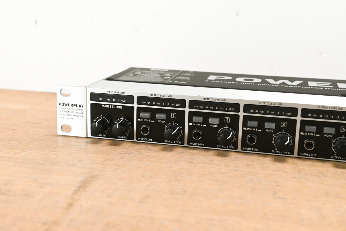 Behringer POWERPLAY HA8000 8-CH Headphone Mixing/Distribution Amplifier