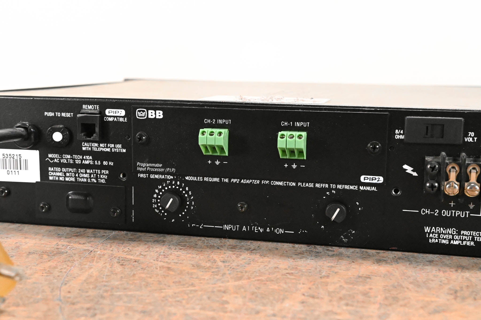 Crown Com-Tech 410 2-Channel Power Amplifier