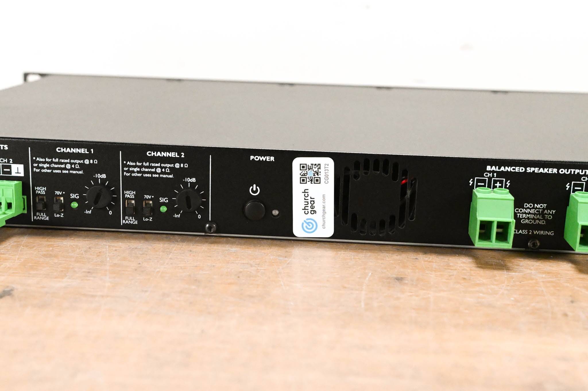 Lab Gruppen E12:2 1200W 2-Channel Installation Power Amplifier