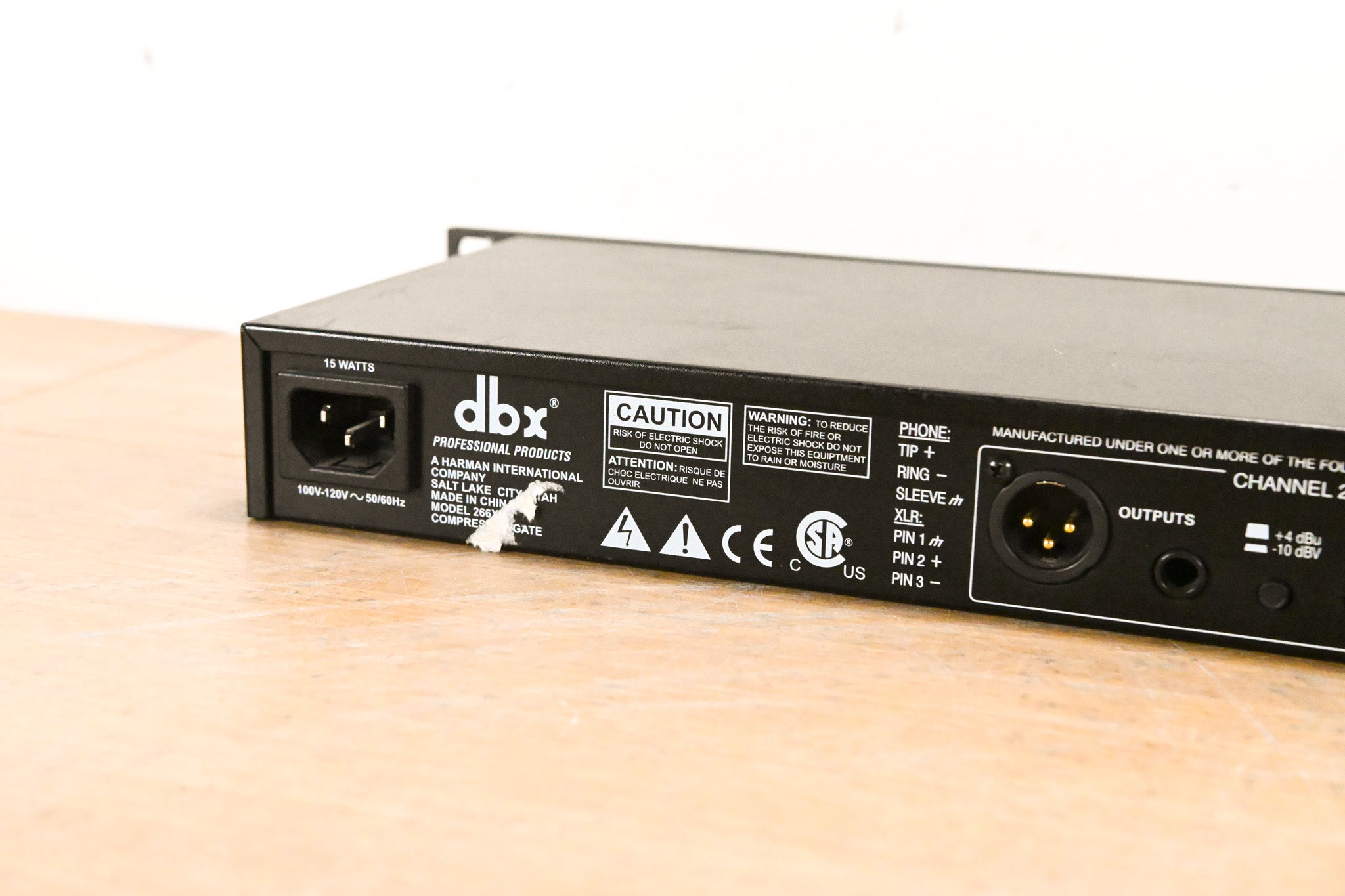 dbx 266XL 2-Channel Compressor/Gate