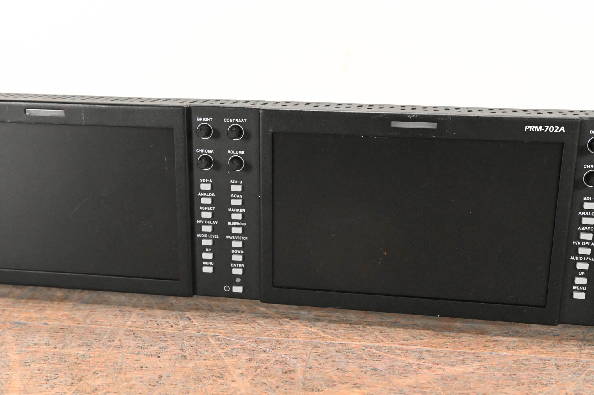 Postium PRM-702A 7" Multi Format Dual LCD Rack Monitor (NO POWER SUPPLY)
