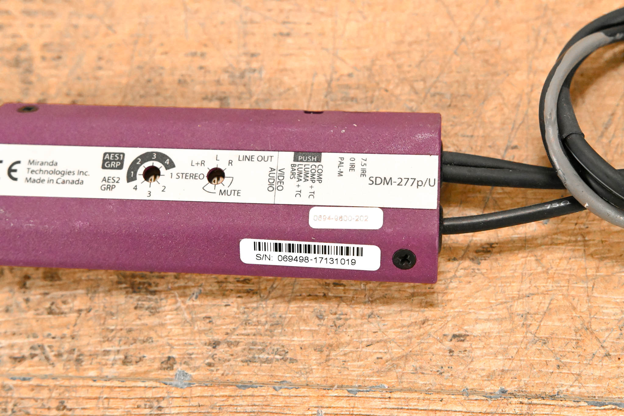 Miranda picoLink SDM-277p/U SDI to NTSC/PAL and Analog Converter(NO PSU)
