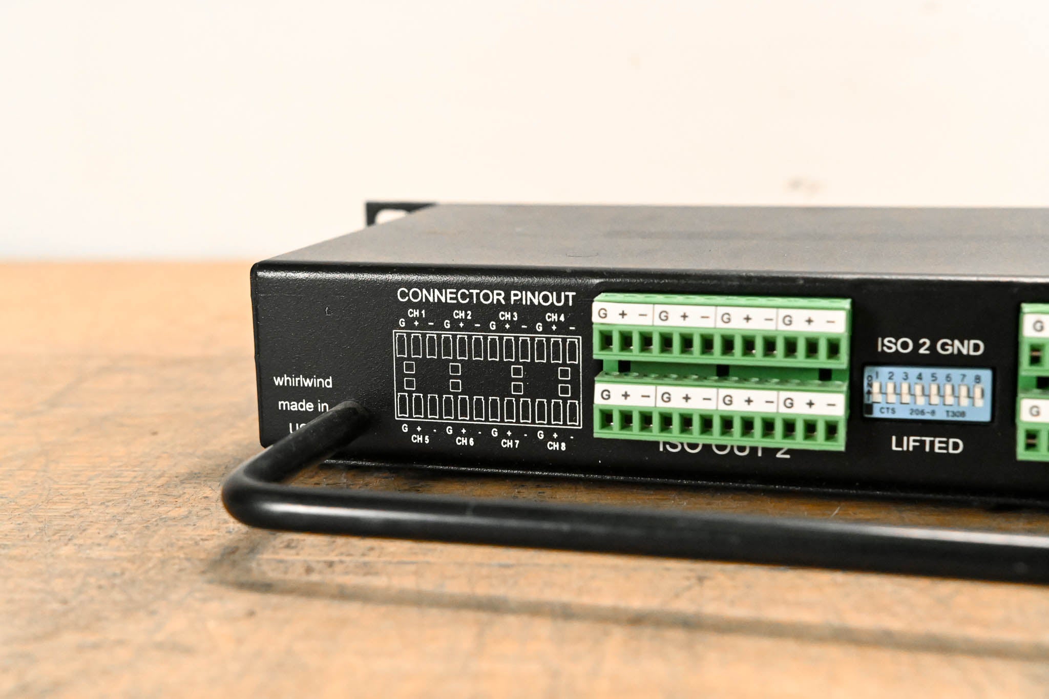 Whirlwind SPC83 8-Channel Mic Splitter w/ 1 Direct & 2 Isolated Outputs