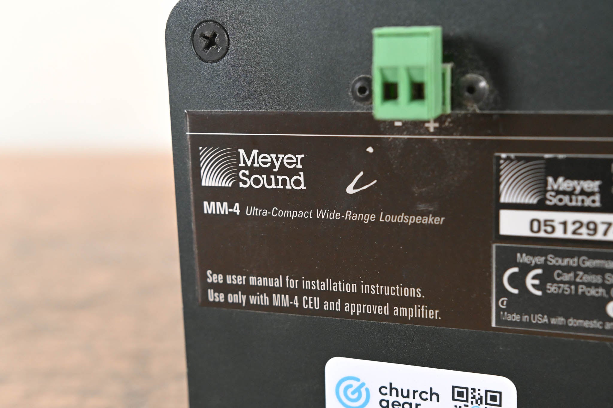 Meyer Sound MM-4 Miniature Wide-Range Loudspeaker