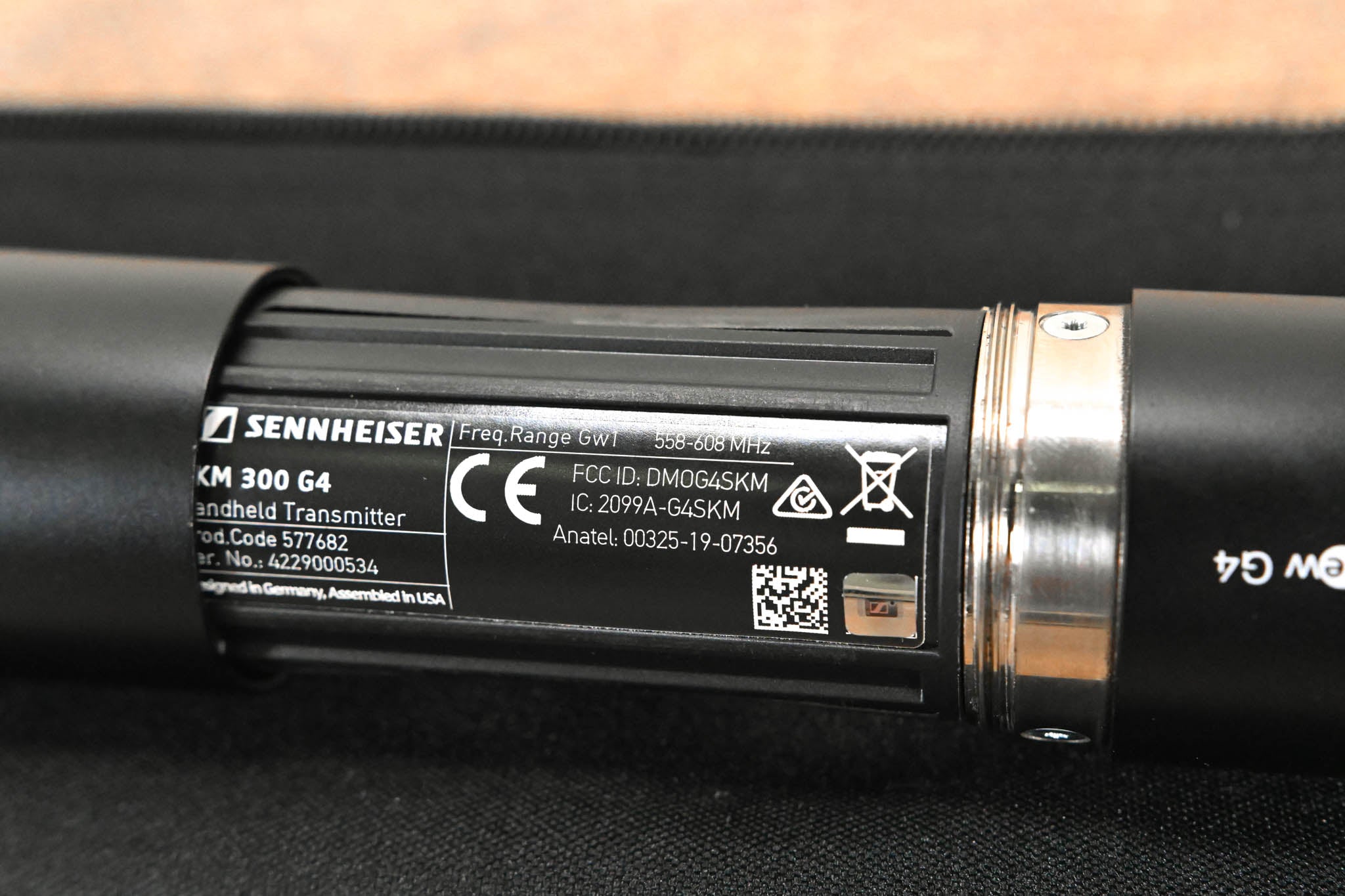 Sennheiser EW 300 G4 Handheld Wireless System - Gw1 Range: 558-608 MHz