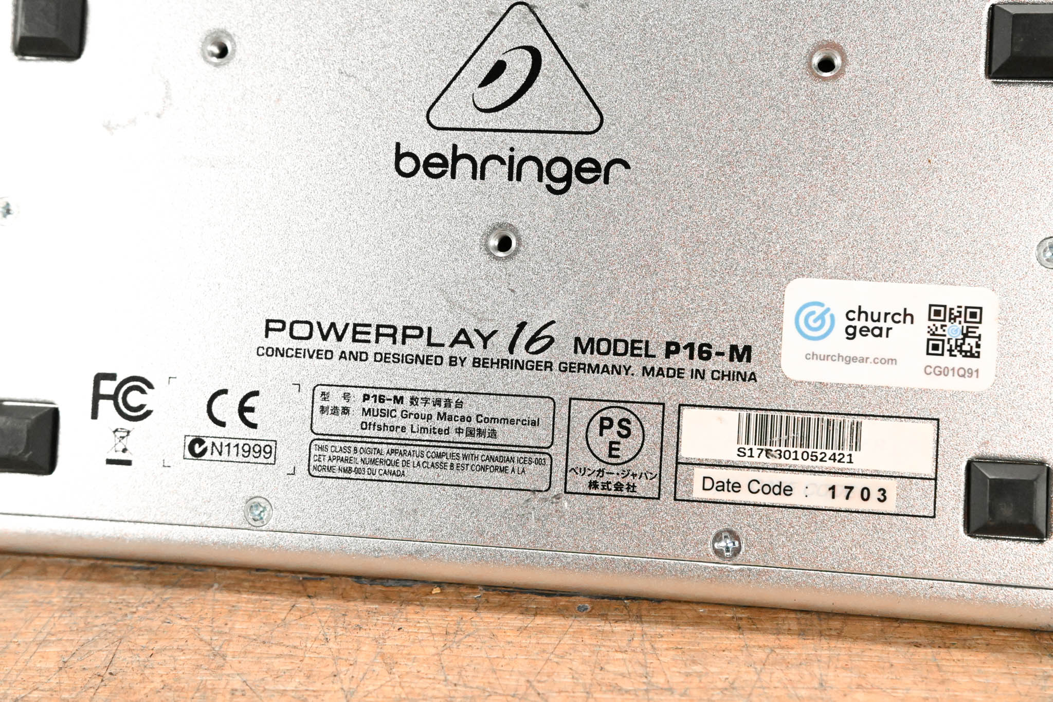 Behringer Powerplay P16-M 16-Channel Digital Personal Mixer