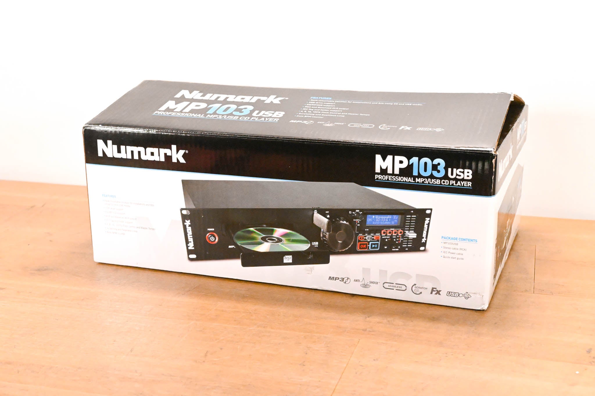 Numark MP103USB Professional MP3 USB/CD Player