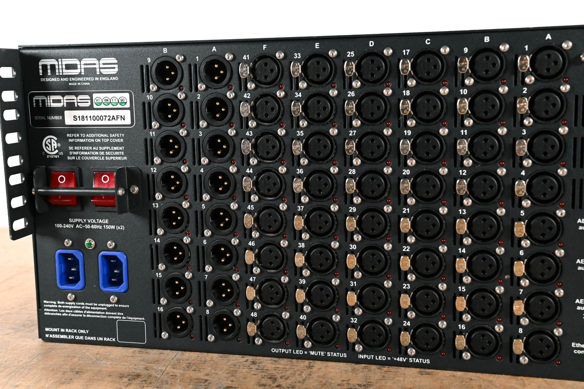 Midas DL251 PRO Series 48-input / 16-output Stage Box