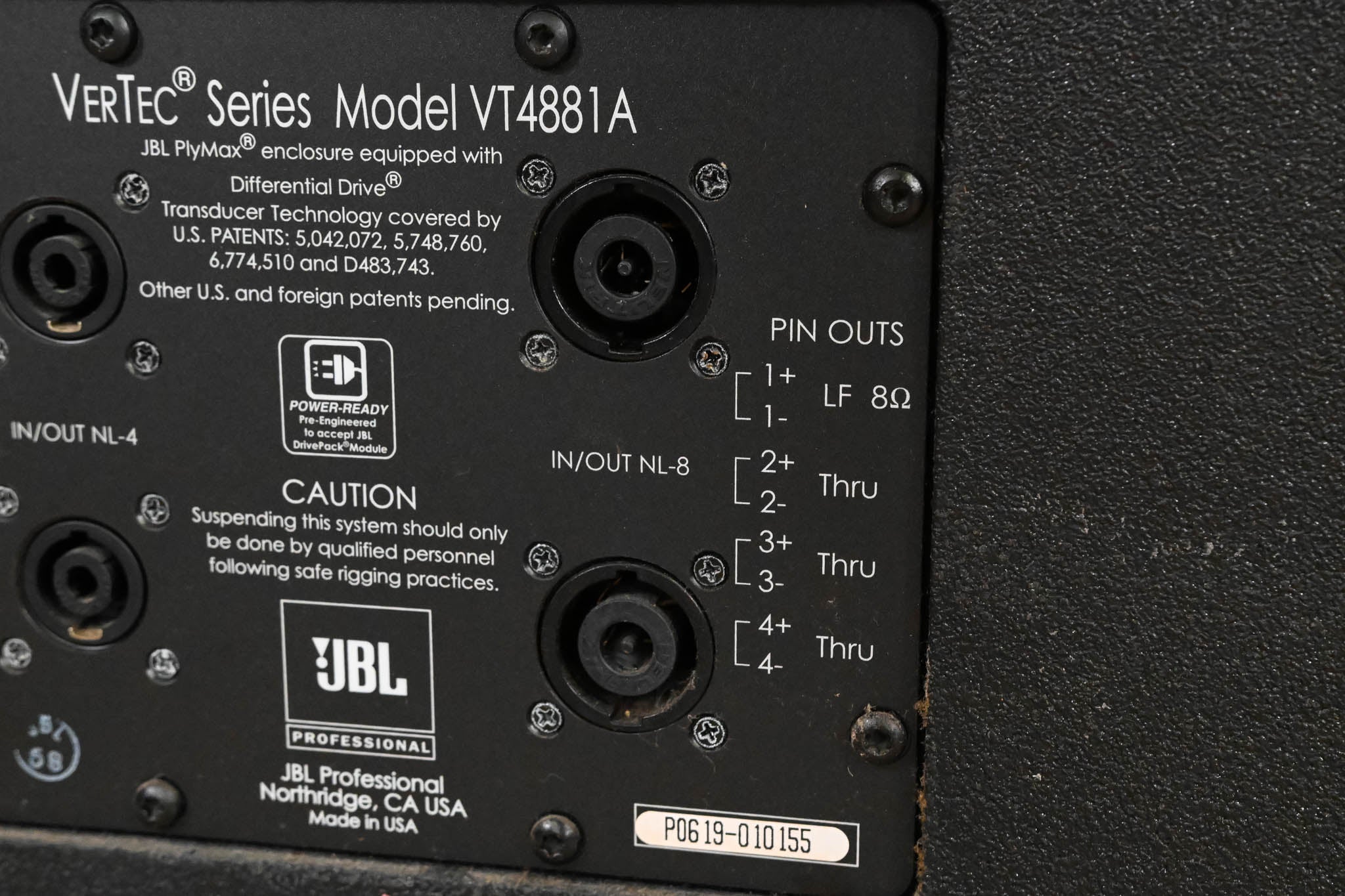 JBL VT4881A Compact Arrayable 18" Subwoofer
