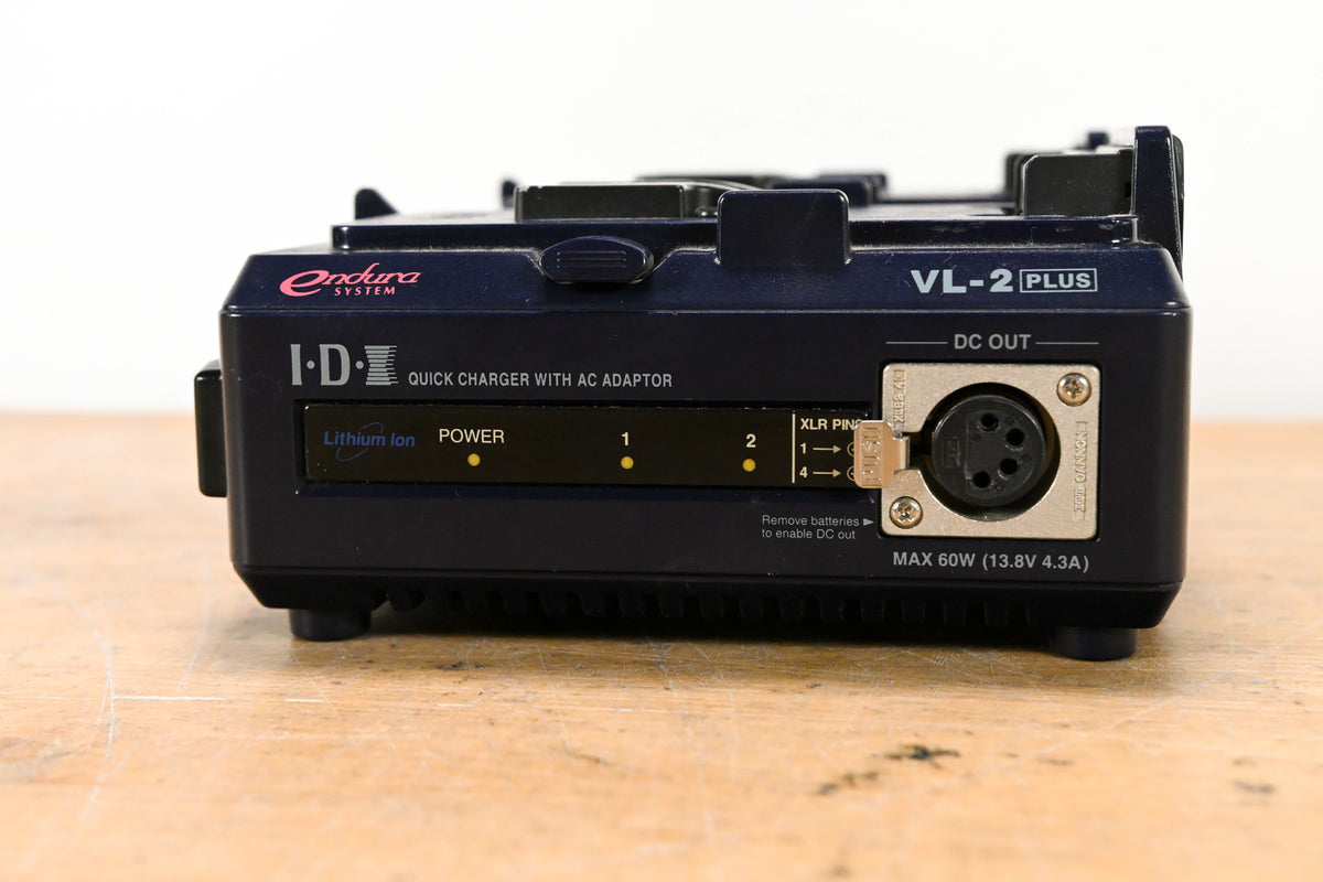 IDX System Technology VL-2 Plus 2-Channel V-Mount Quick Charger