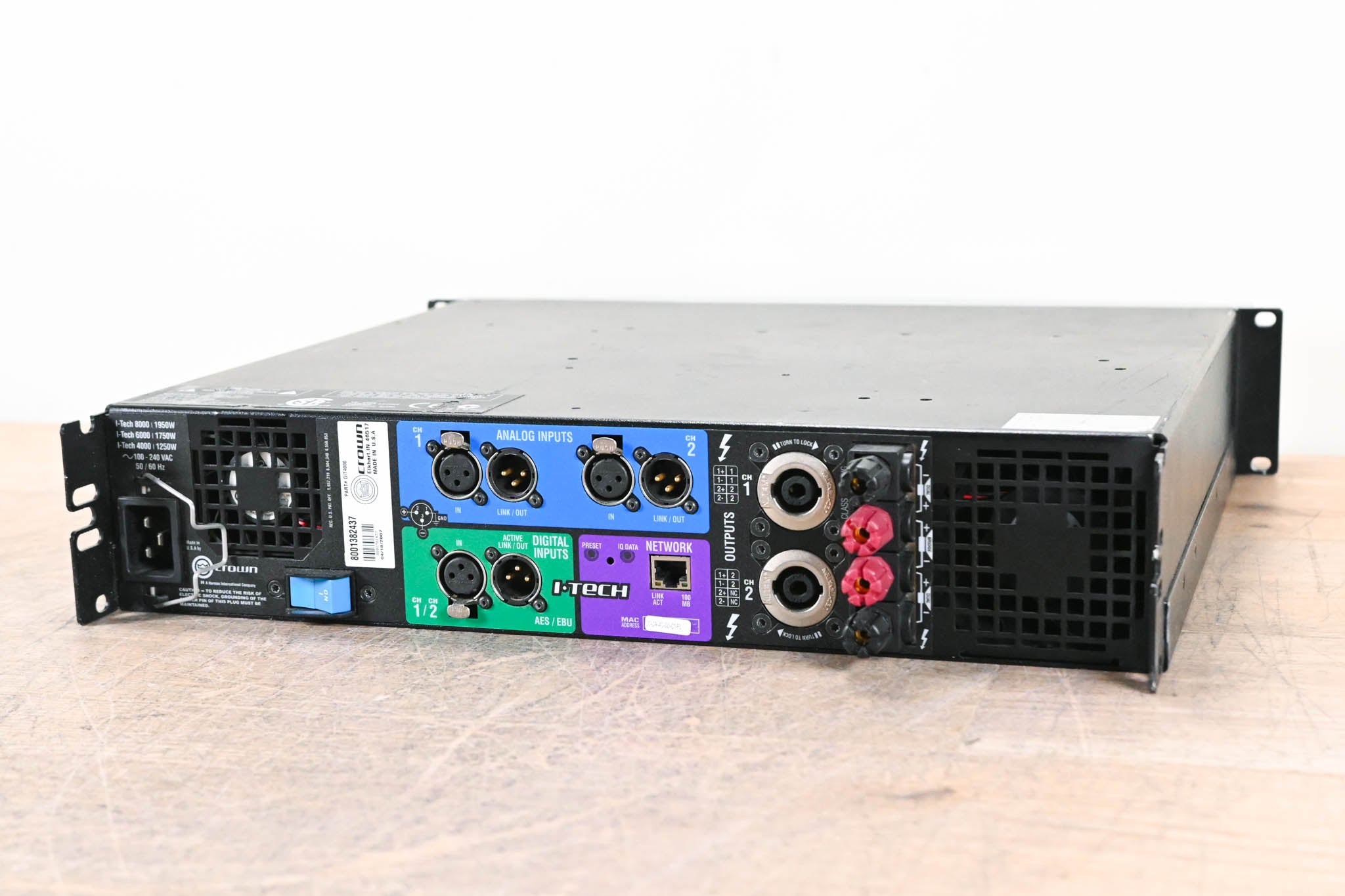 Crown I-Tech 4000 2-Channel Power Amplifier