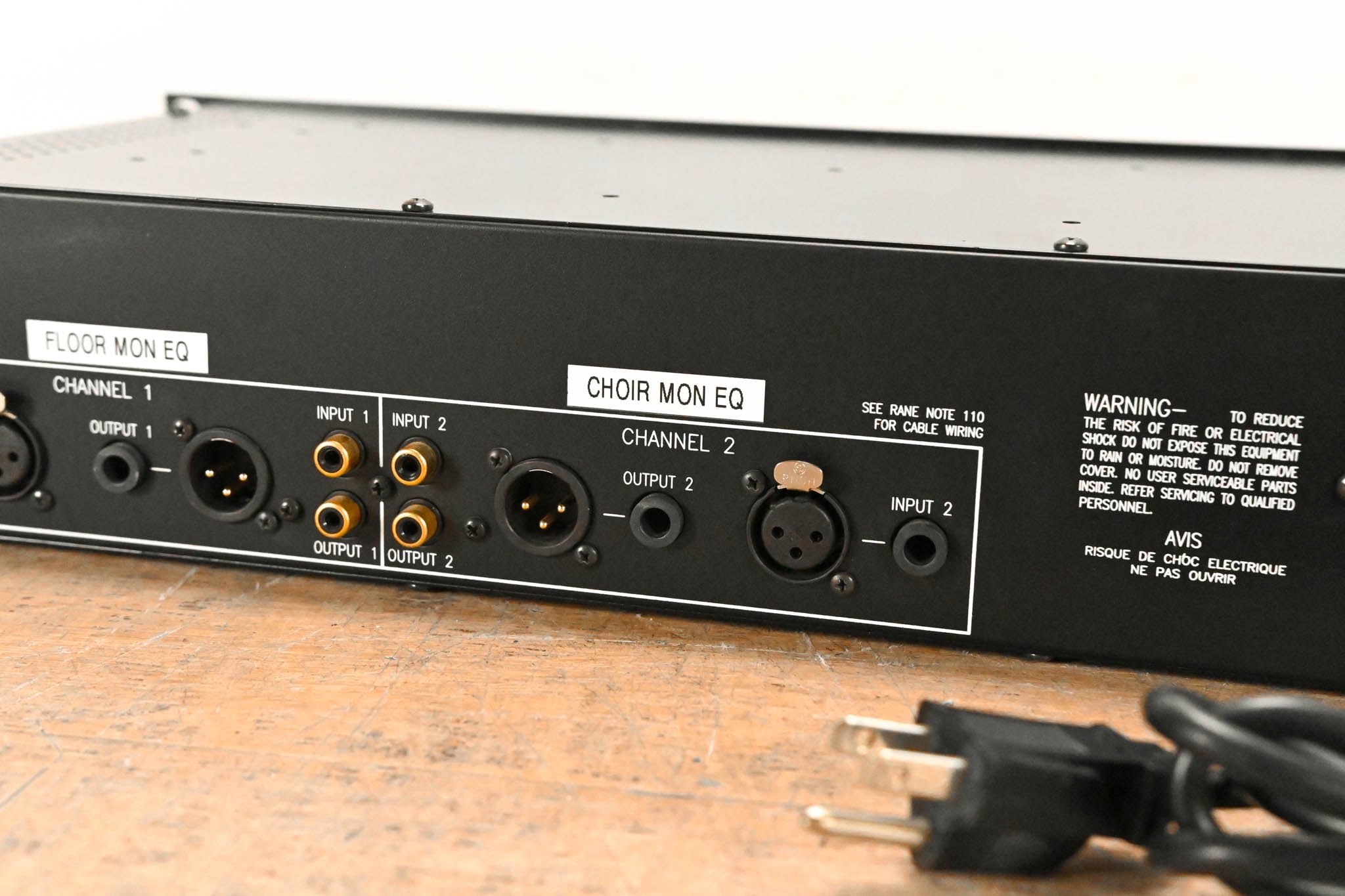 Rane ME 60 Two-Channel 31-Band Graphic Equalizer