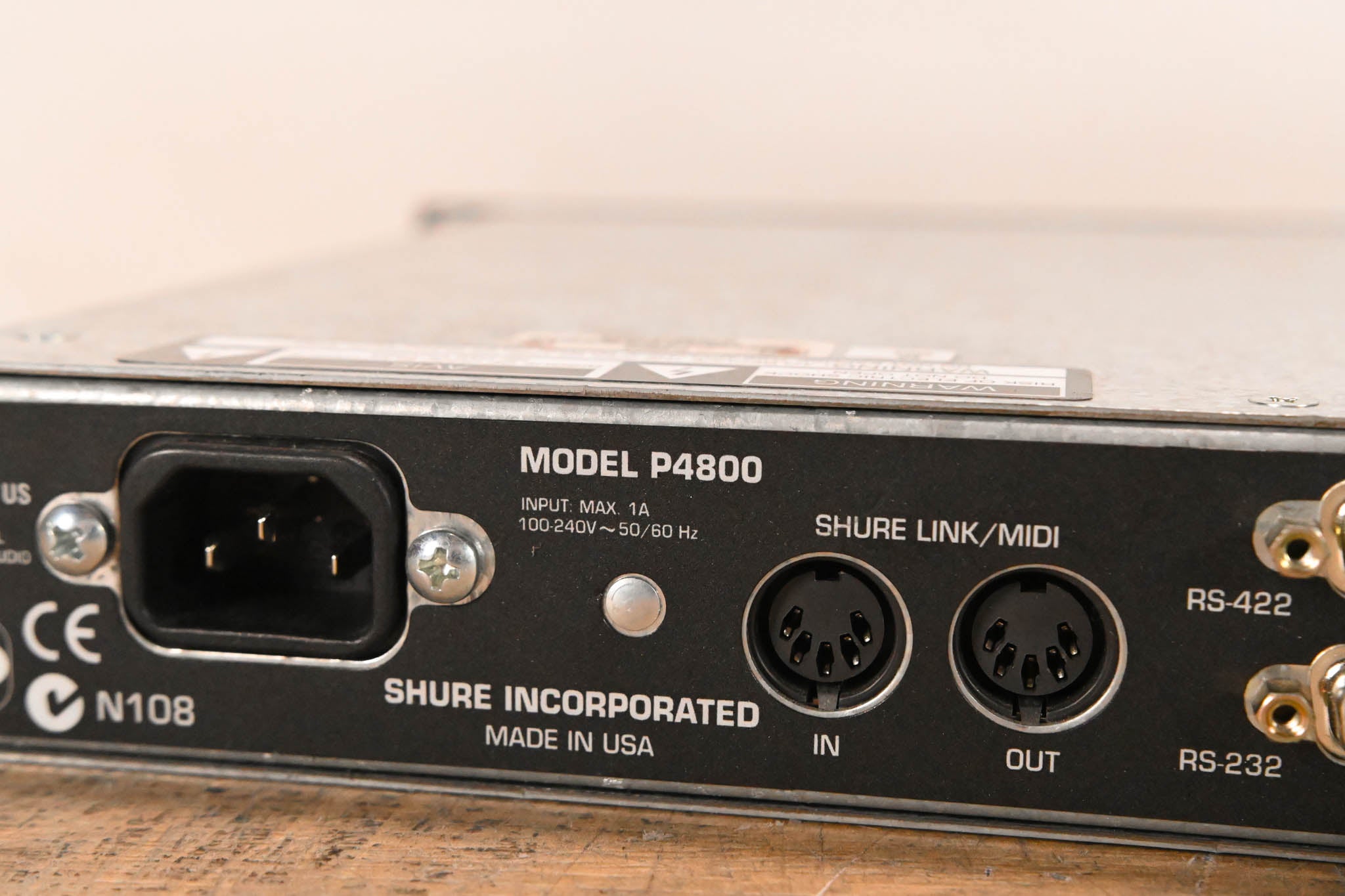 Shure P4800 4x8 Digital Signal Processor