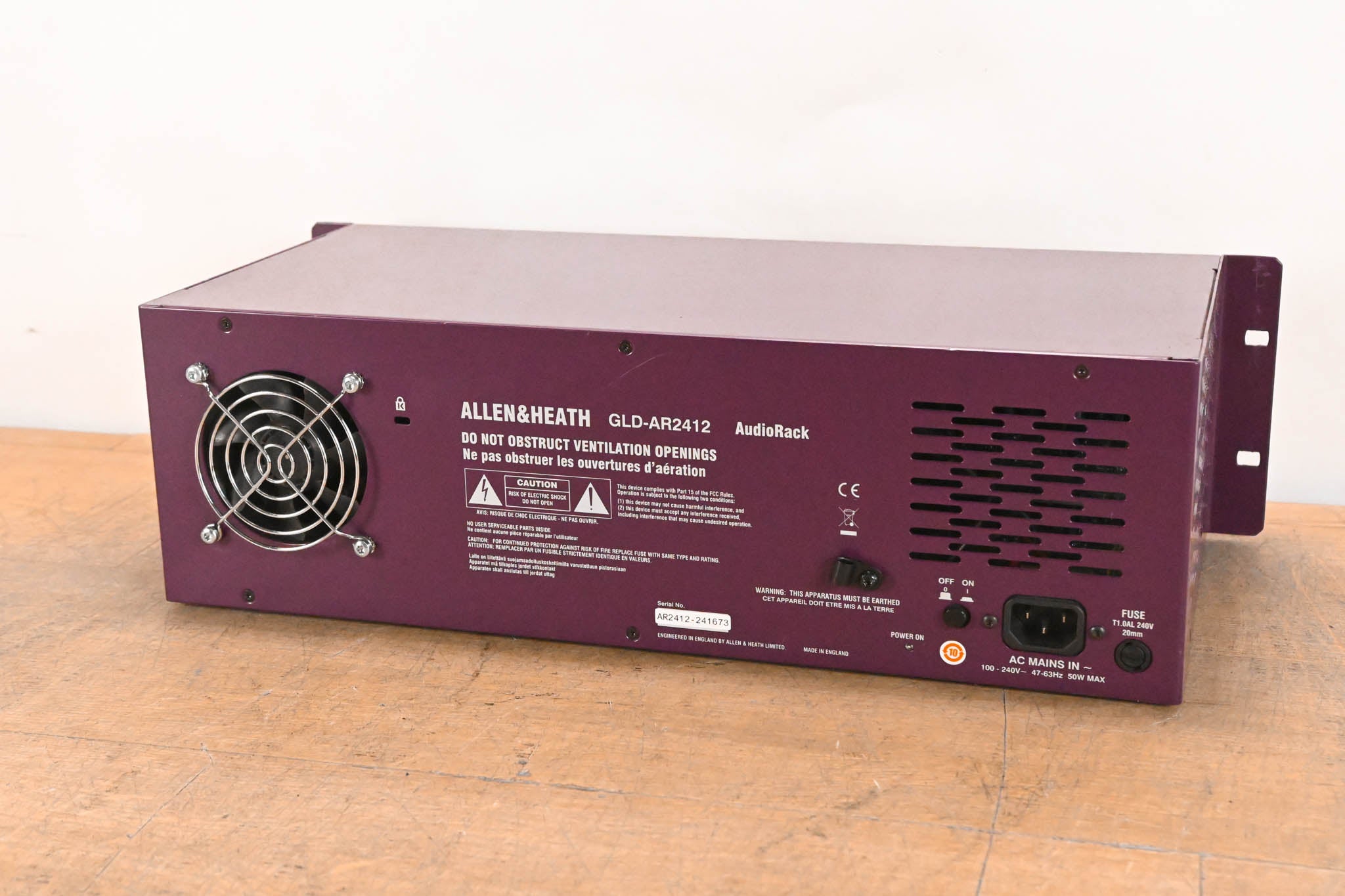 Allen & Heath GLD-AR2412 24x12 Main Remote Stage Rack