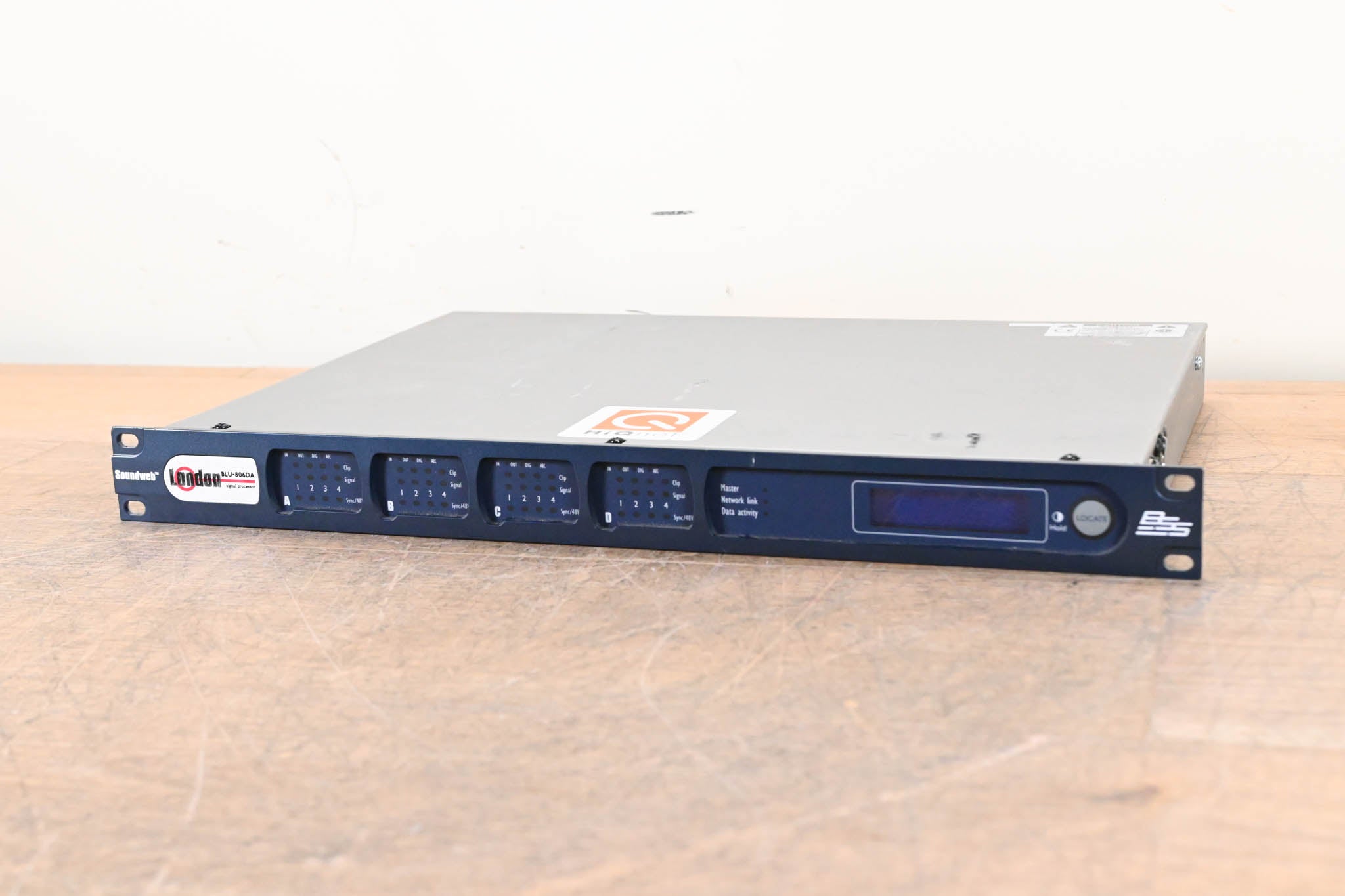 BSS London BLU-806DA Signal Processor with BLU link and Dante / AES67