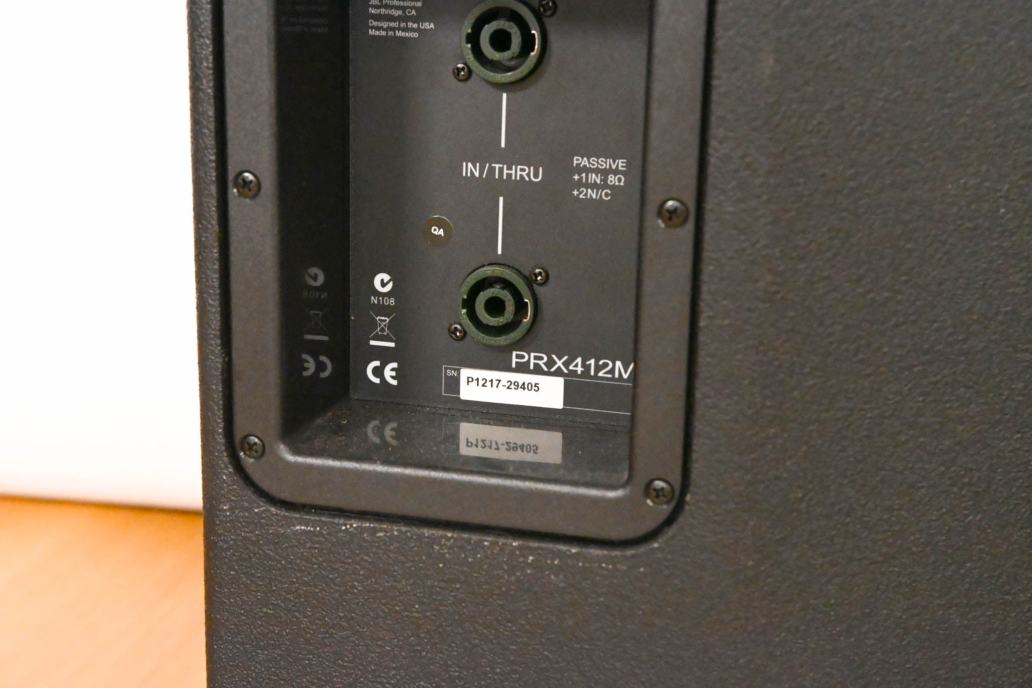 JBL PRX412M 1200W 12" Two-Way Passive Speaker (PAIR)