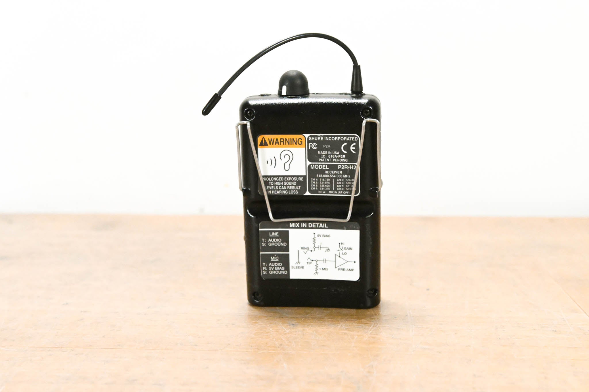 Shure PSM200 In-Ear Personal Monitoring System - H2 Band NO POWER SUPPLY
