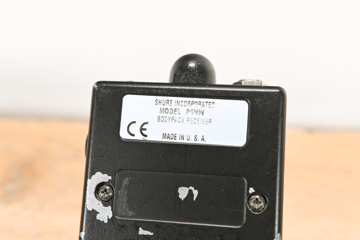 Shure P6HW Wired Bodypack Receiver