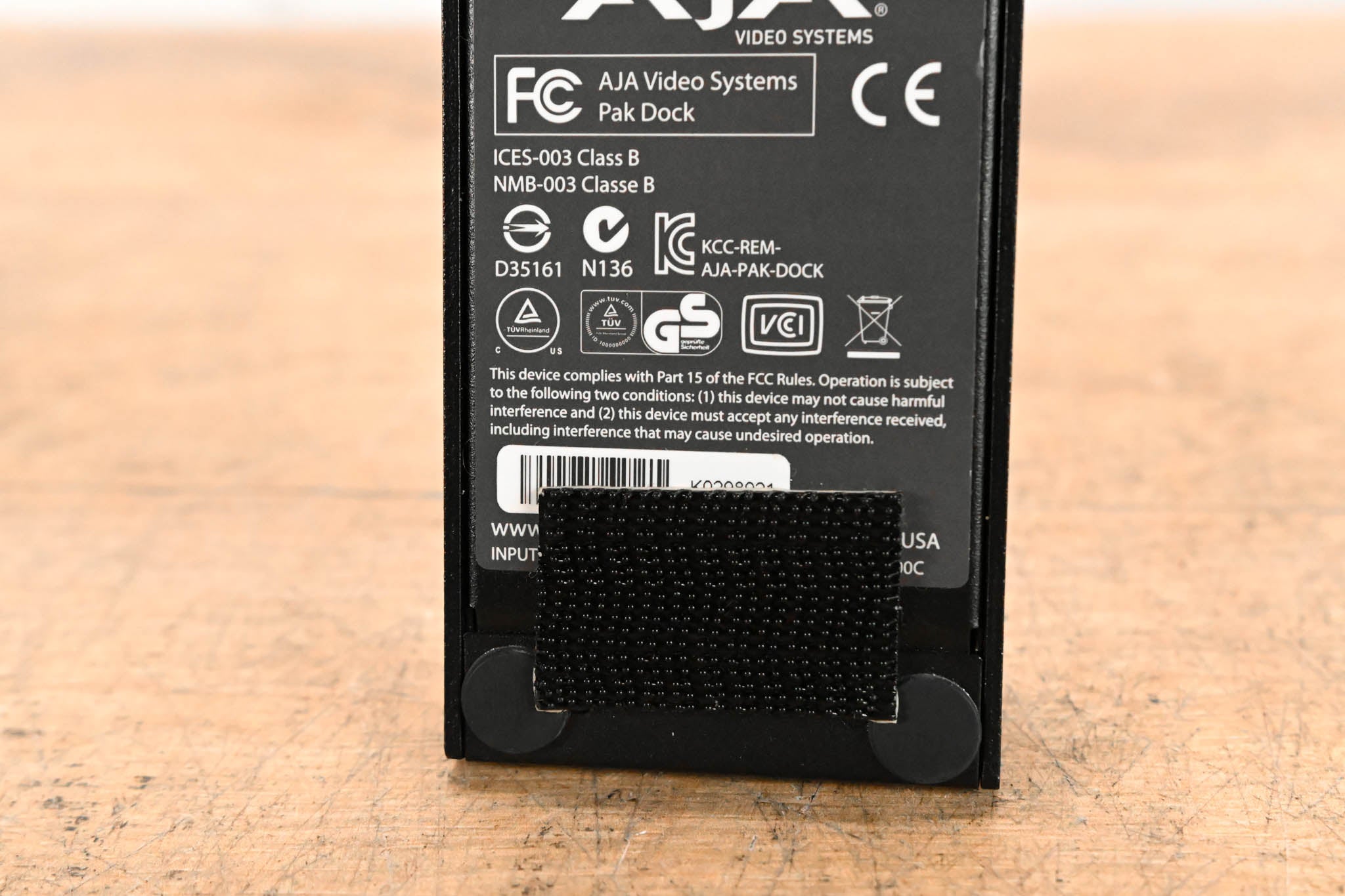 AJA Pak Dock for Ki Pro Quad Pak SSDs (NO POWER SUPPLY)