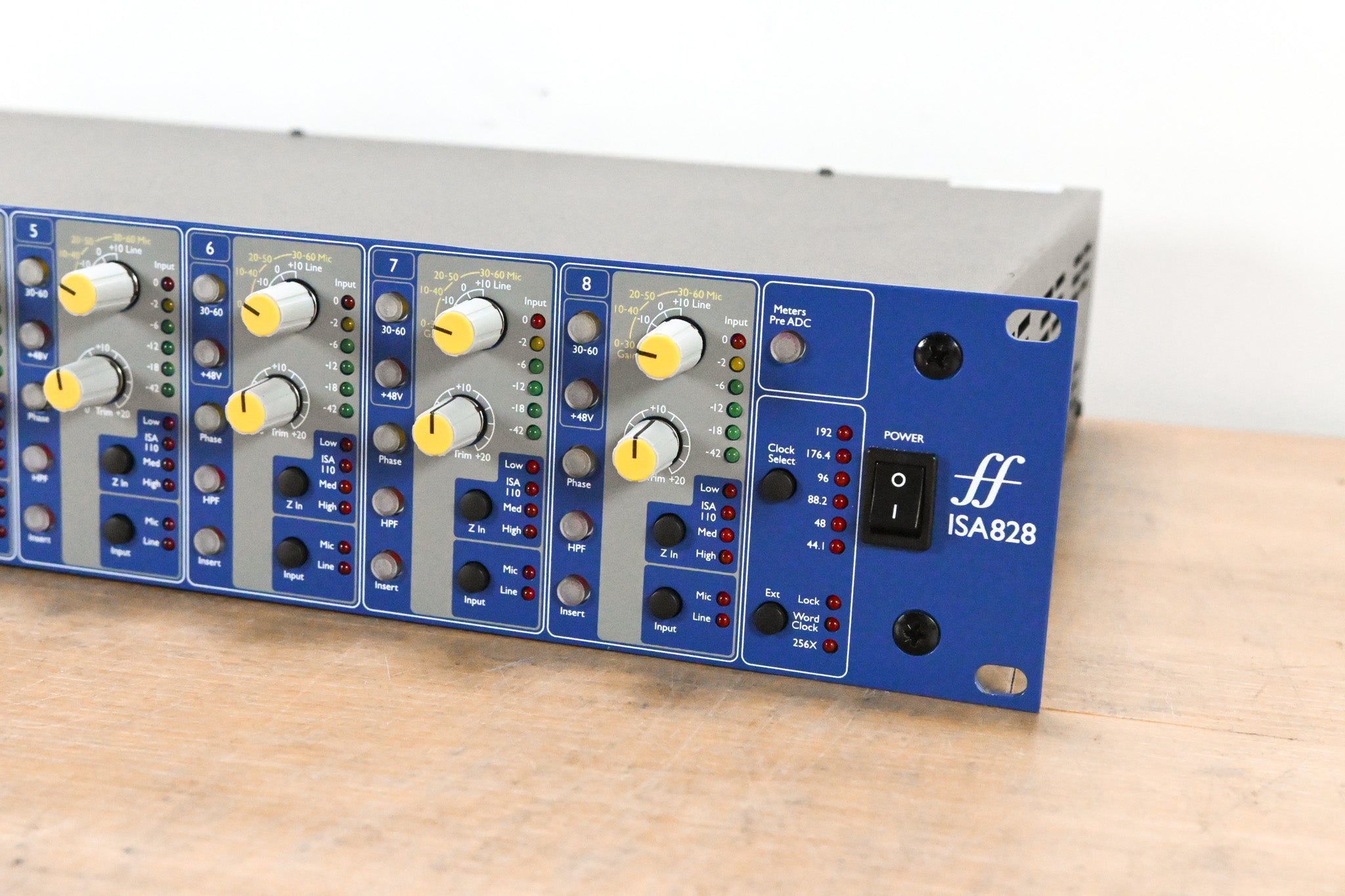 Focusrite ISA828 8-Channel Microphone Preamp w/ Optional Digital Card