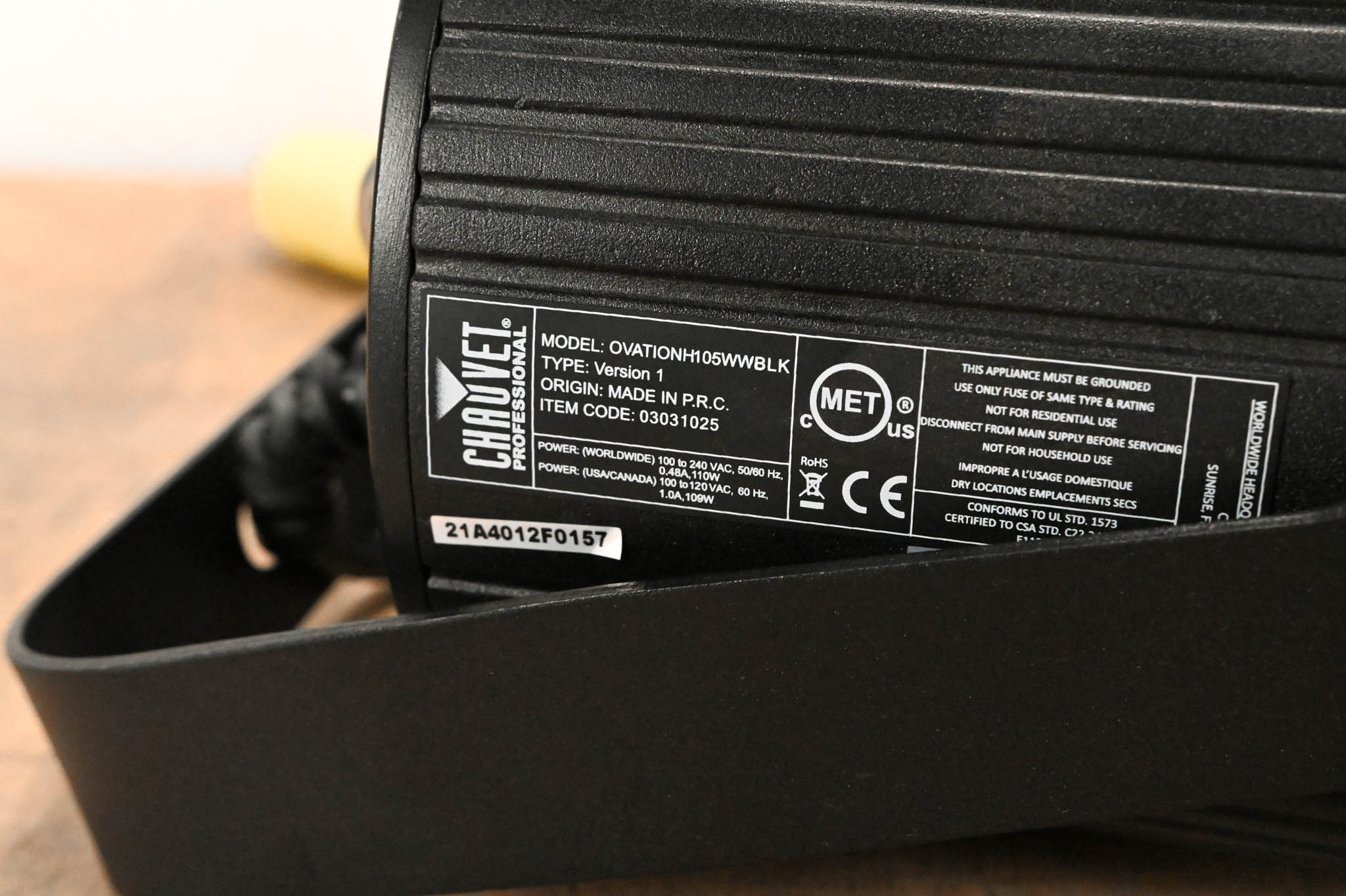 Chauvet Ovation H-105WW LED House Light (Black)