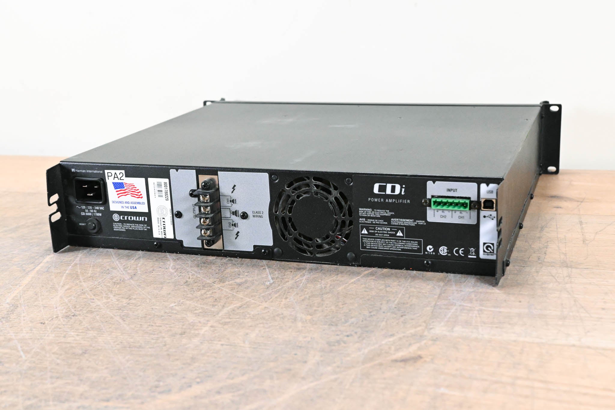 Crown CDi 6000 2-Channel Power Amplifier