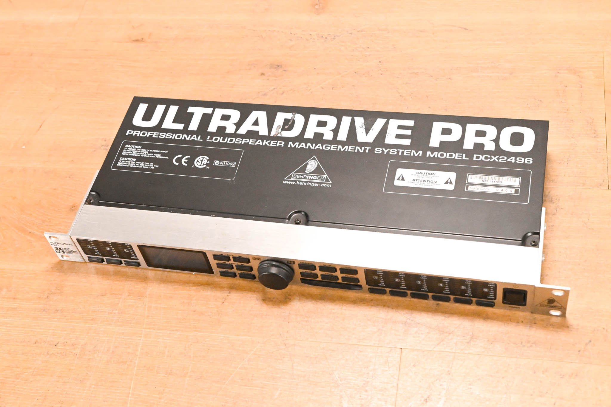 Behringer ULTRADRIVE PRO DCX2496 Loudspeaker Management System