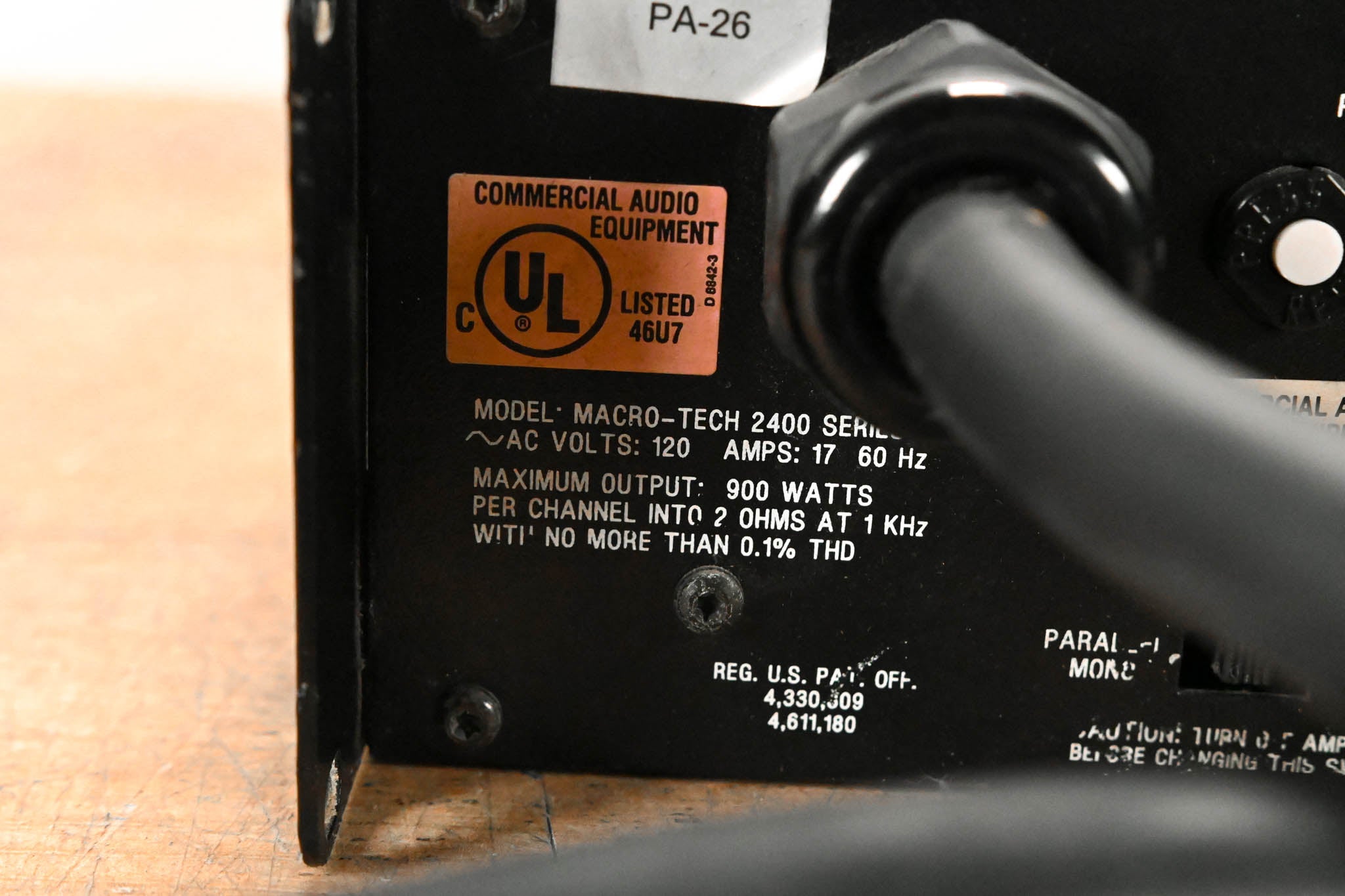 Crown Macro-Tech 2402 2-Channel Power Amplifier