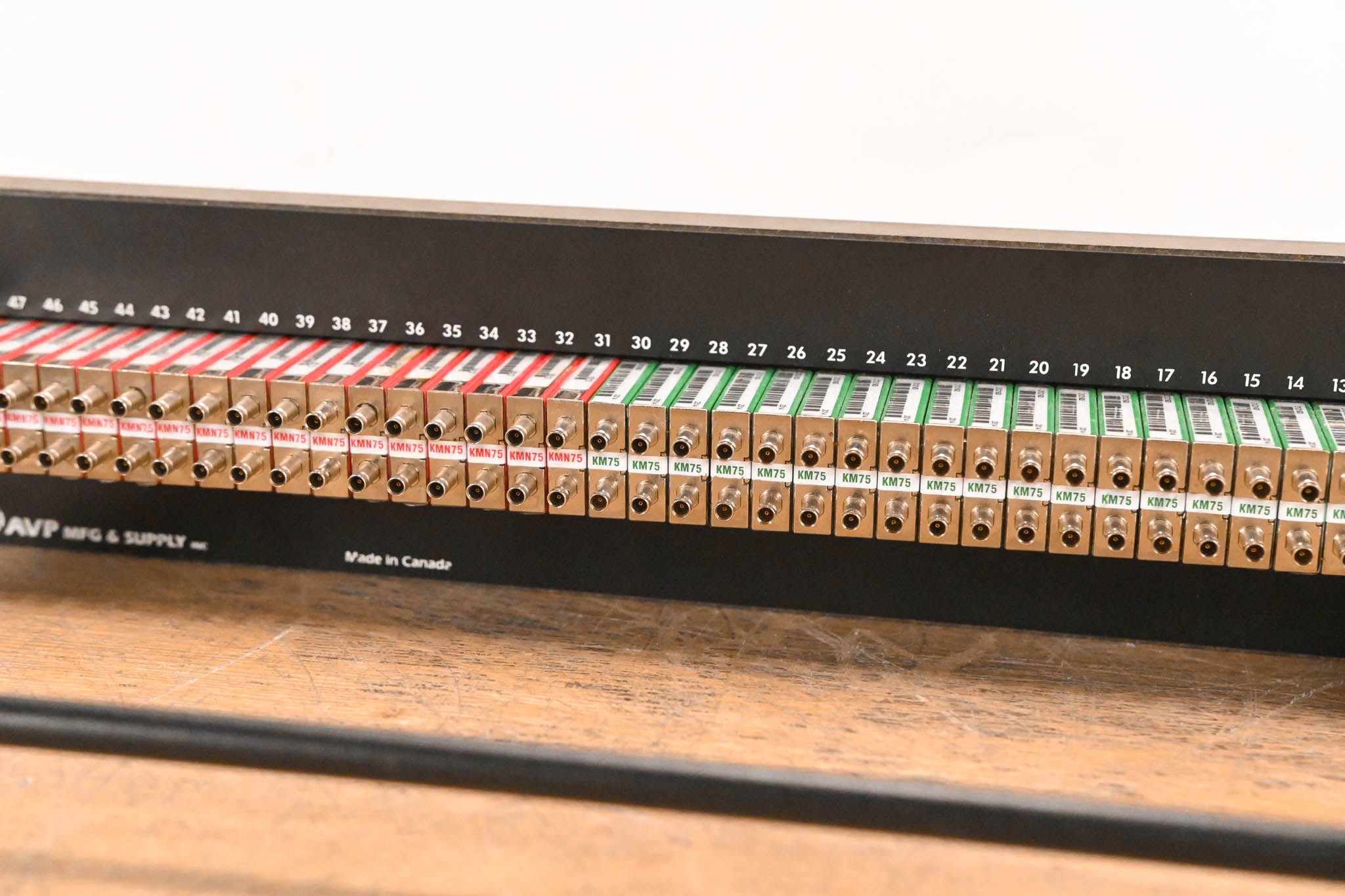 AVP 2RU 96-Point TT Bantam Patchbay w/ KMN75 & KM75 Modules