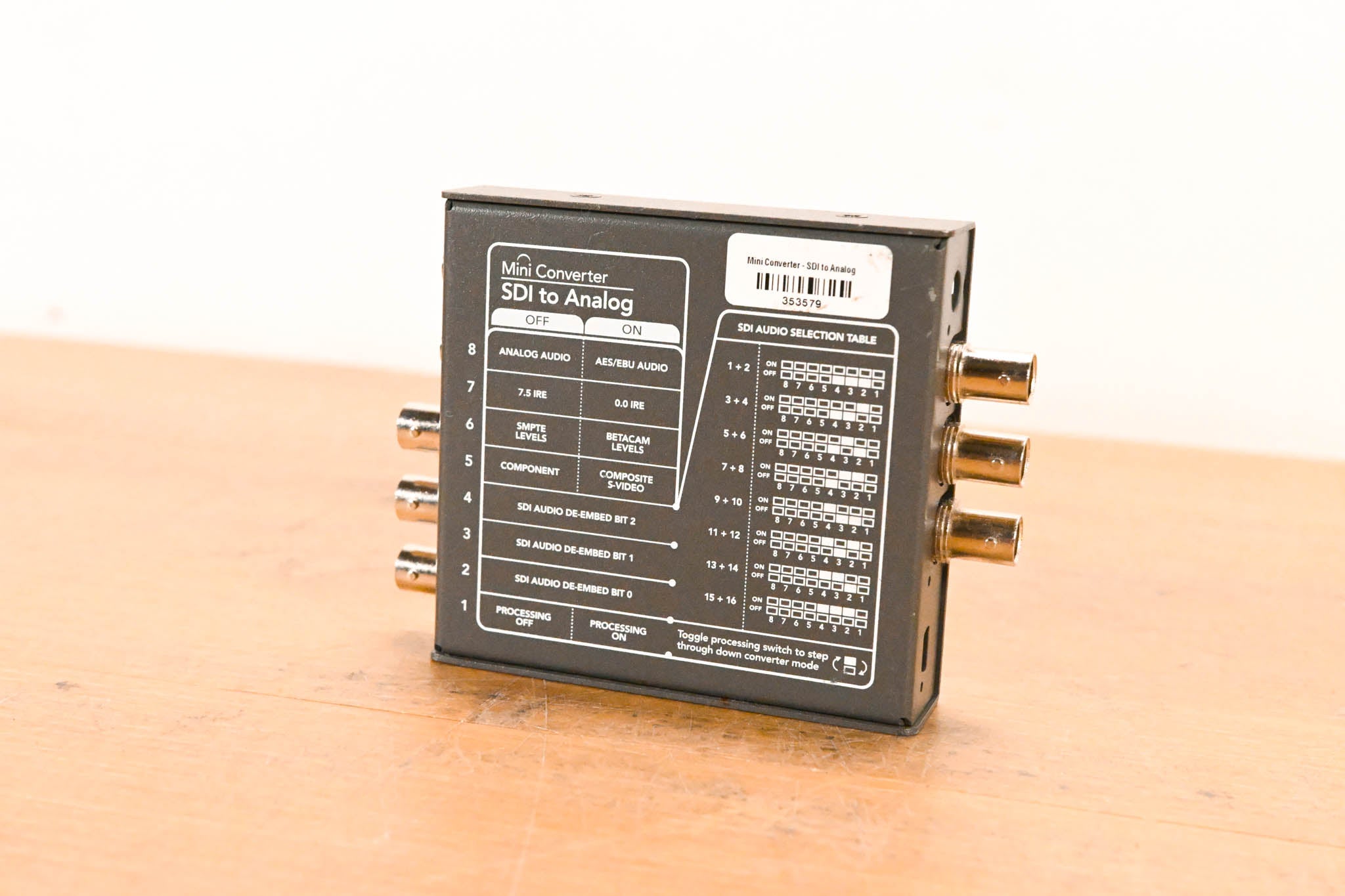 Blackmagic Design Mini Converter SDI to Analog (NO POWER SUPPLY)