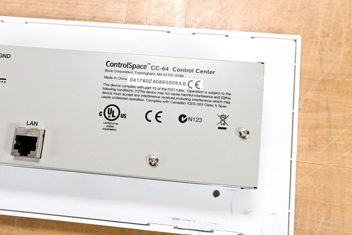Bose ControlSpace CC-64 Control Center (NO POWER SUPPLY)