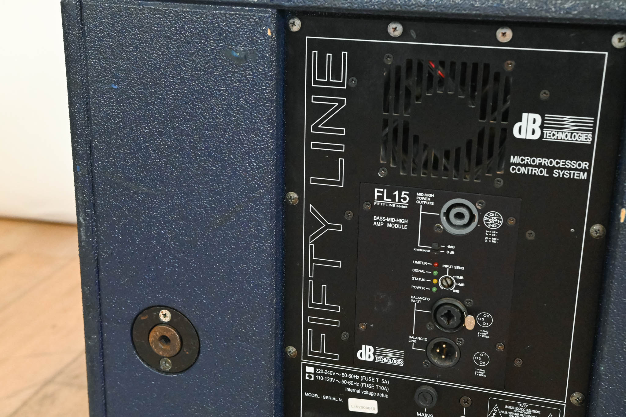 dB Technologies FL15 Fifty Line 15" Active Mid-Bass PA Speaker