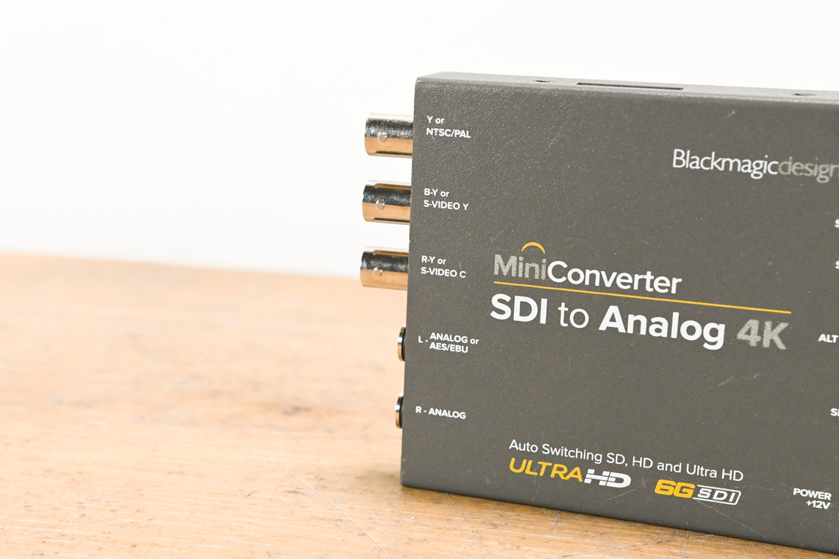 Blackmagic Design Mini Converter SDI to Analog 4K (NO POWER SUPPLY)