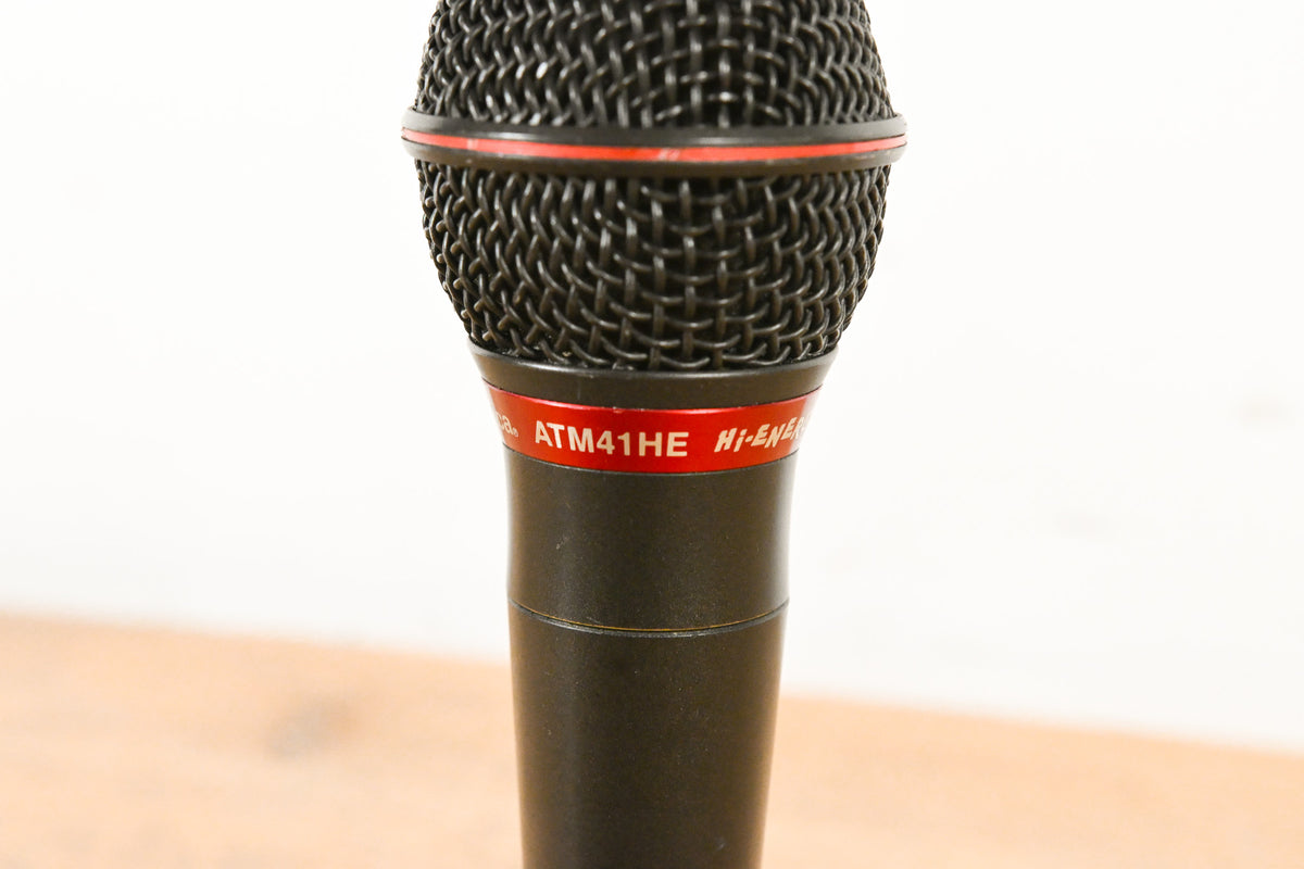 Audio-Technica ATM41HE Hypercardioid Dynamic Handheld Microphone