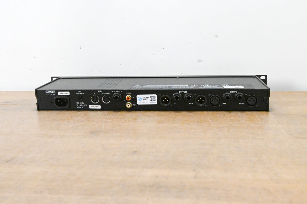 Lexicon MPX 500 24-Bit Dual-Channel Effects Processor