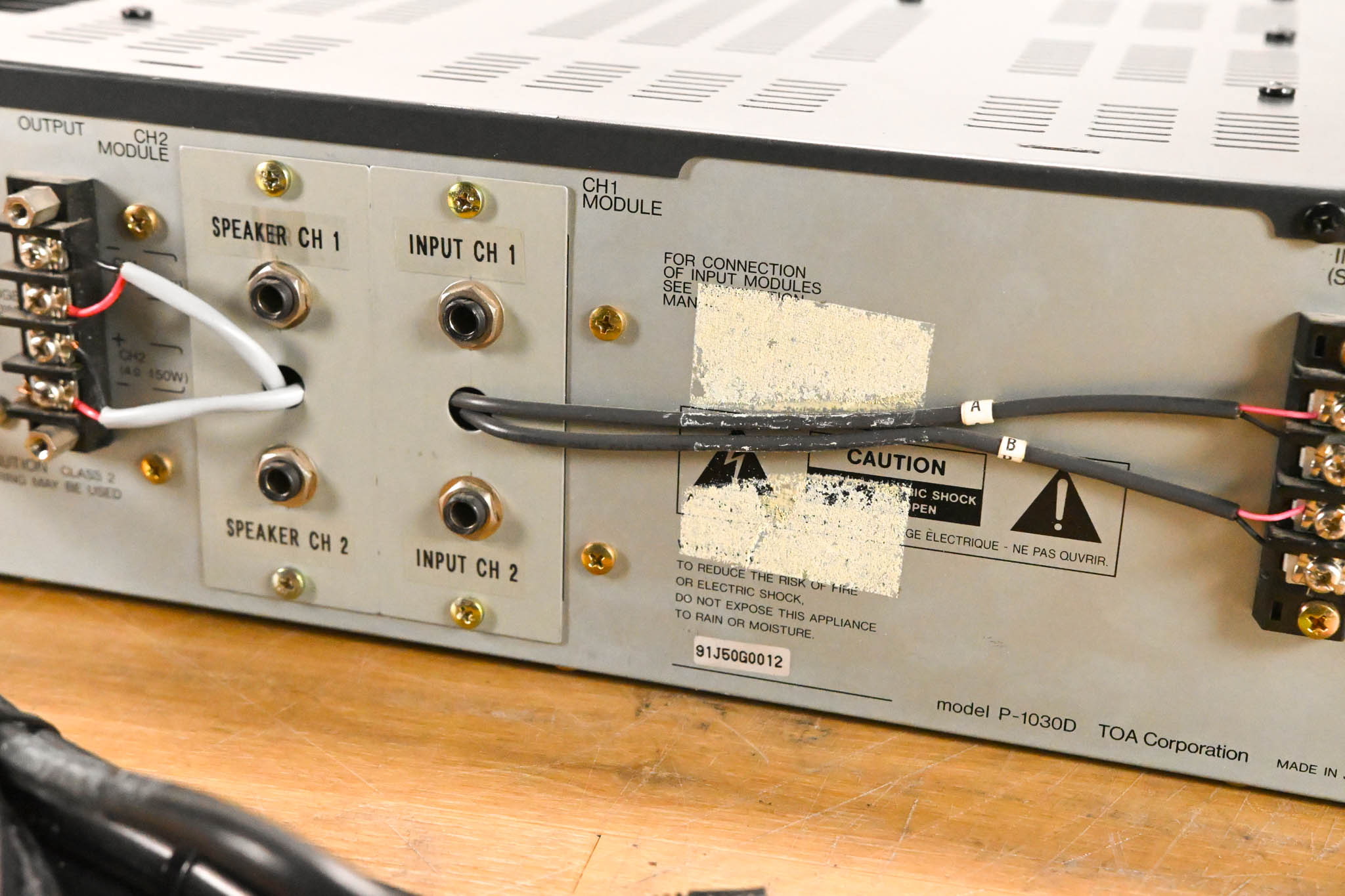 TOA P-1030D 2-Channel Power Amplifier