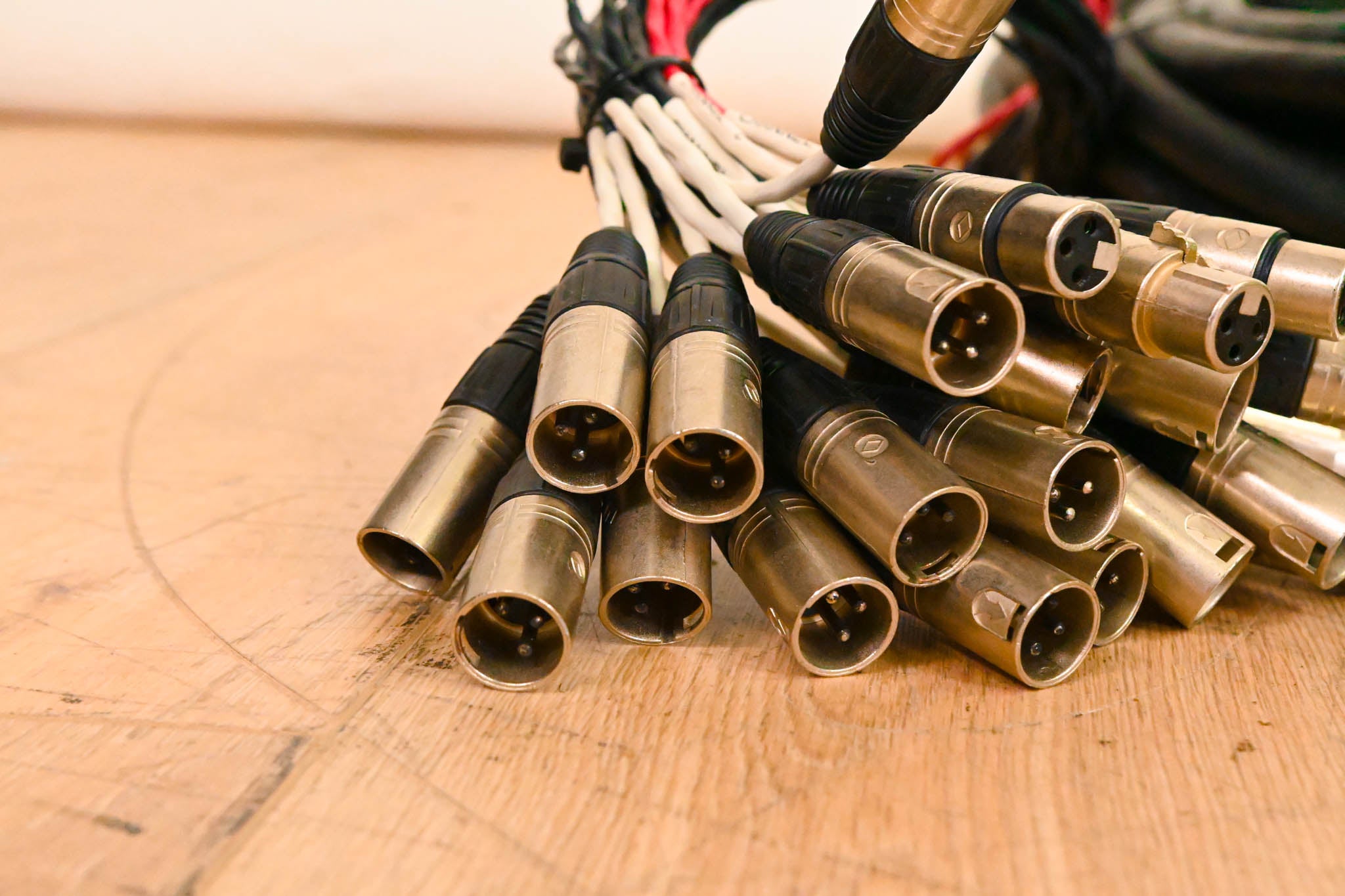 Whirlwind Connect 24x4 XLR Stage Box to Fanout Snake - 100ft