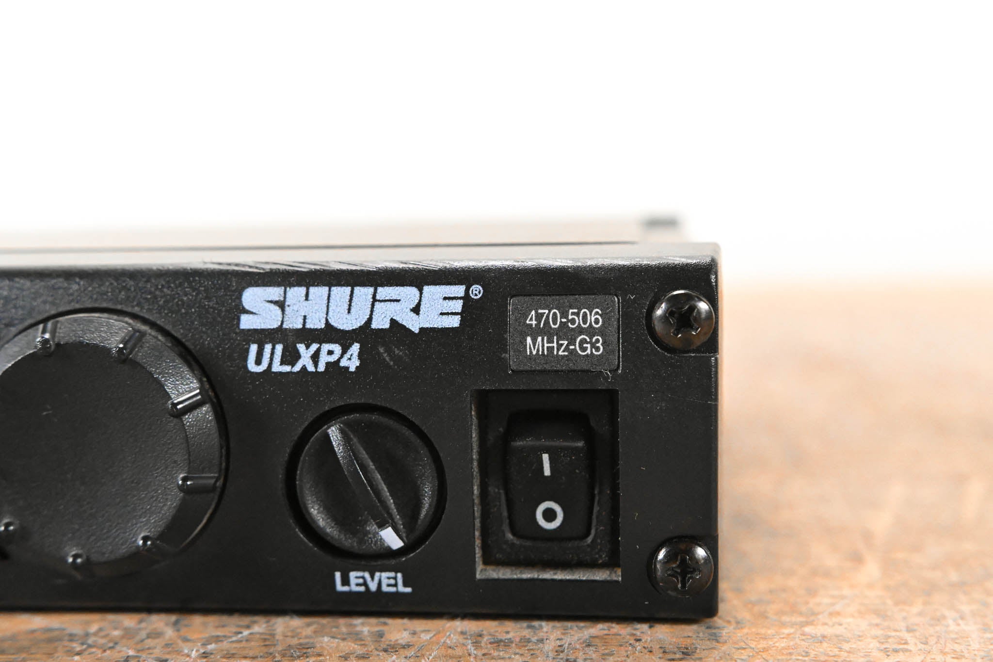 Shure ULXP4 Wireless Receiver - G3 Band: 470-506 MHz (NO POWER SUPPLY)