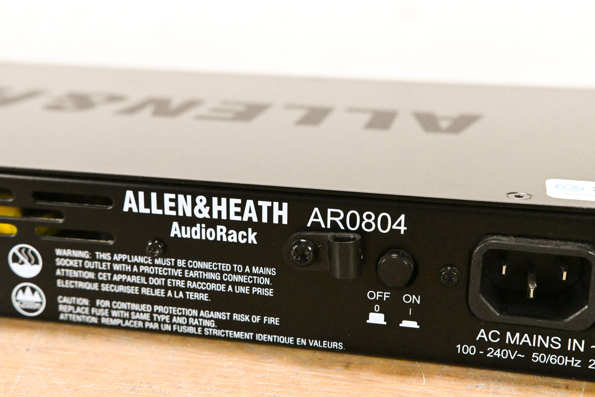 Allen & Heath AR84 8in / 4out Expansion AudioRack for GLD and Qu Mixers