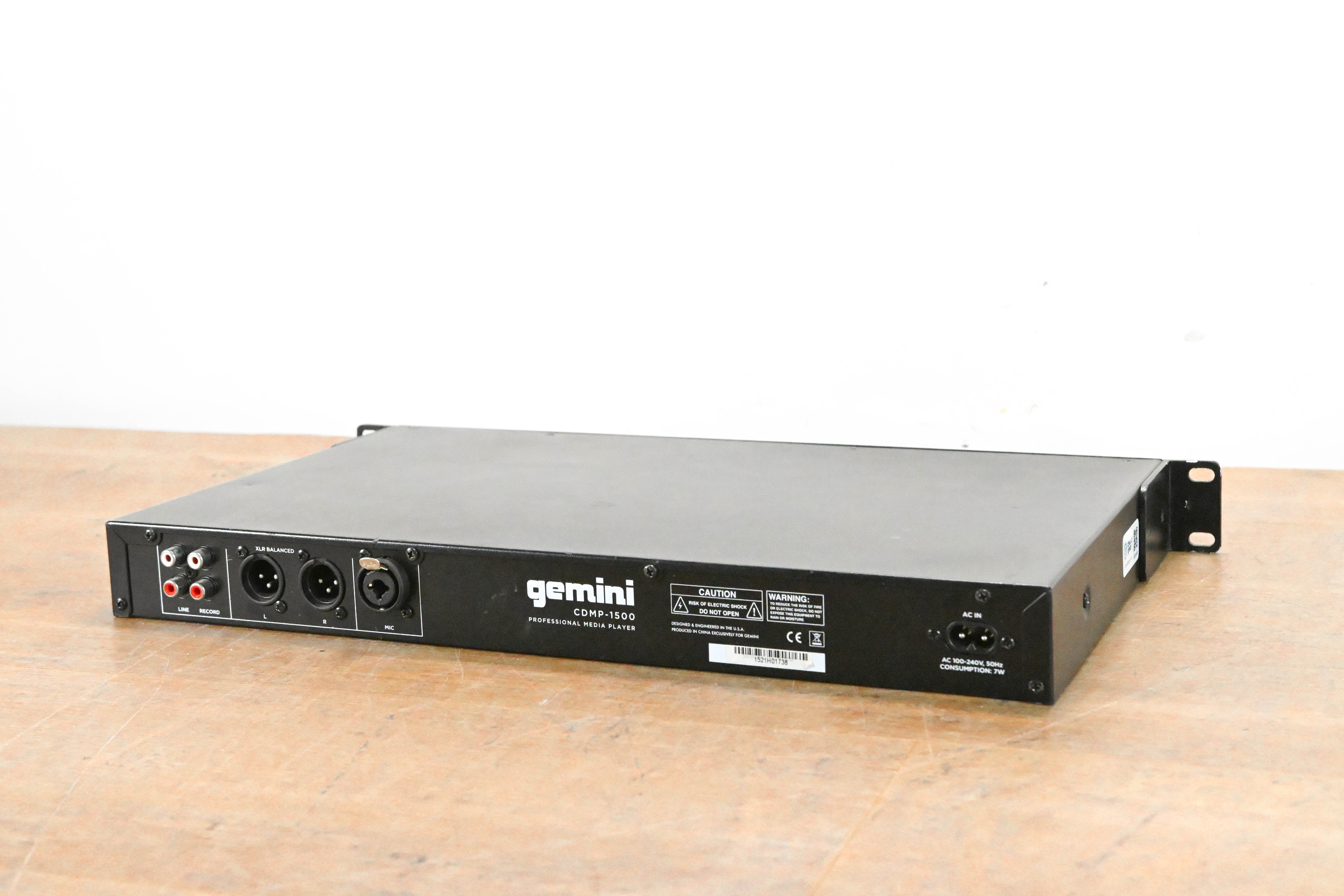 Gemini CDMP-1500 Rackmount CD and USB Media Player