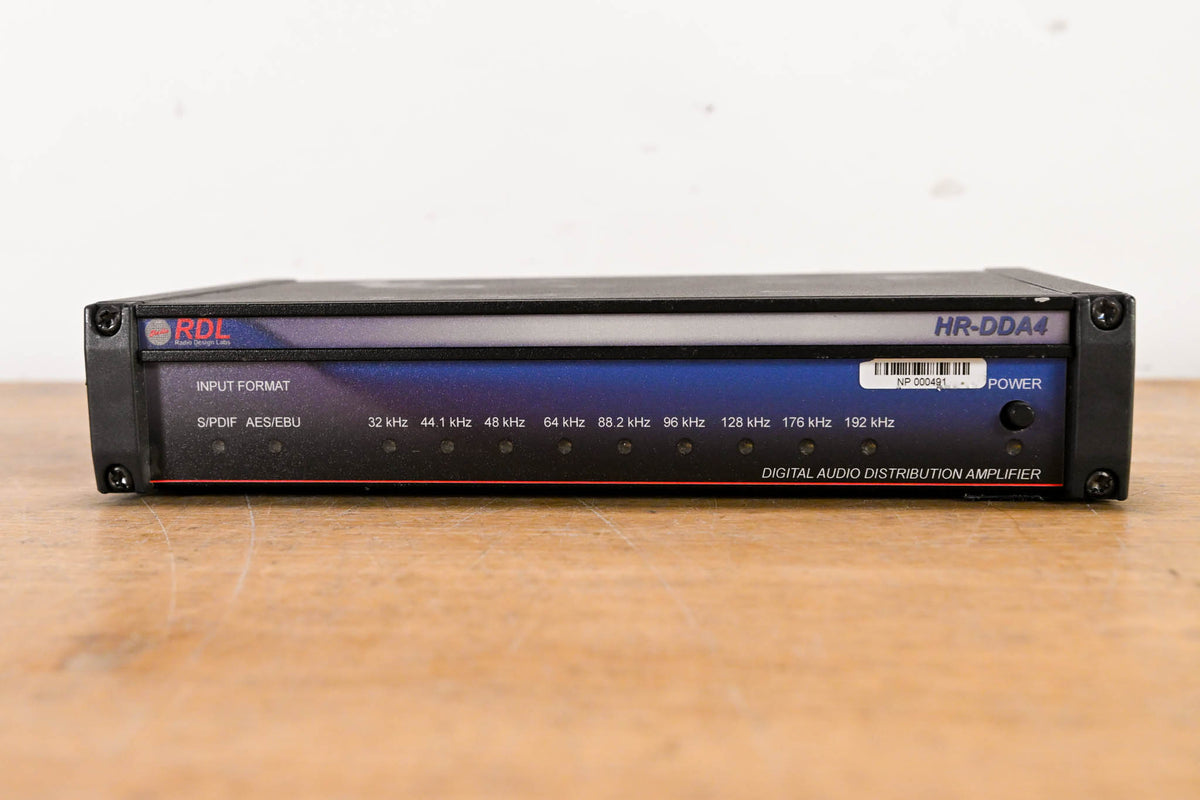 Radio Design Labs HR-DDA4 Digital Audio Distributor (NO POWER SUPPLY)