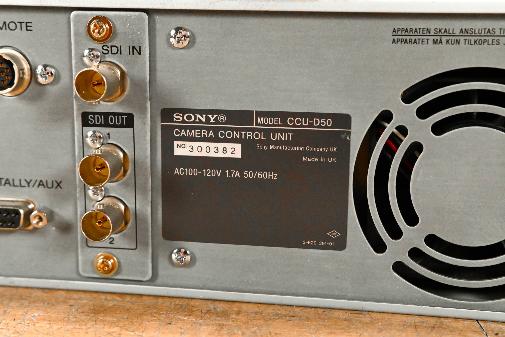 Sony CCU-D50 Camera Control Unit