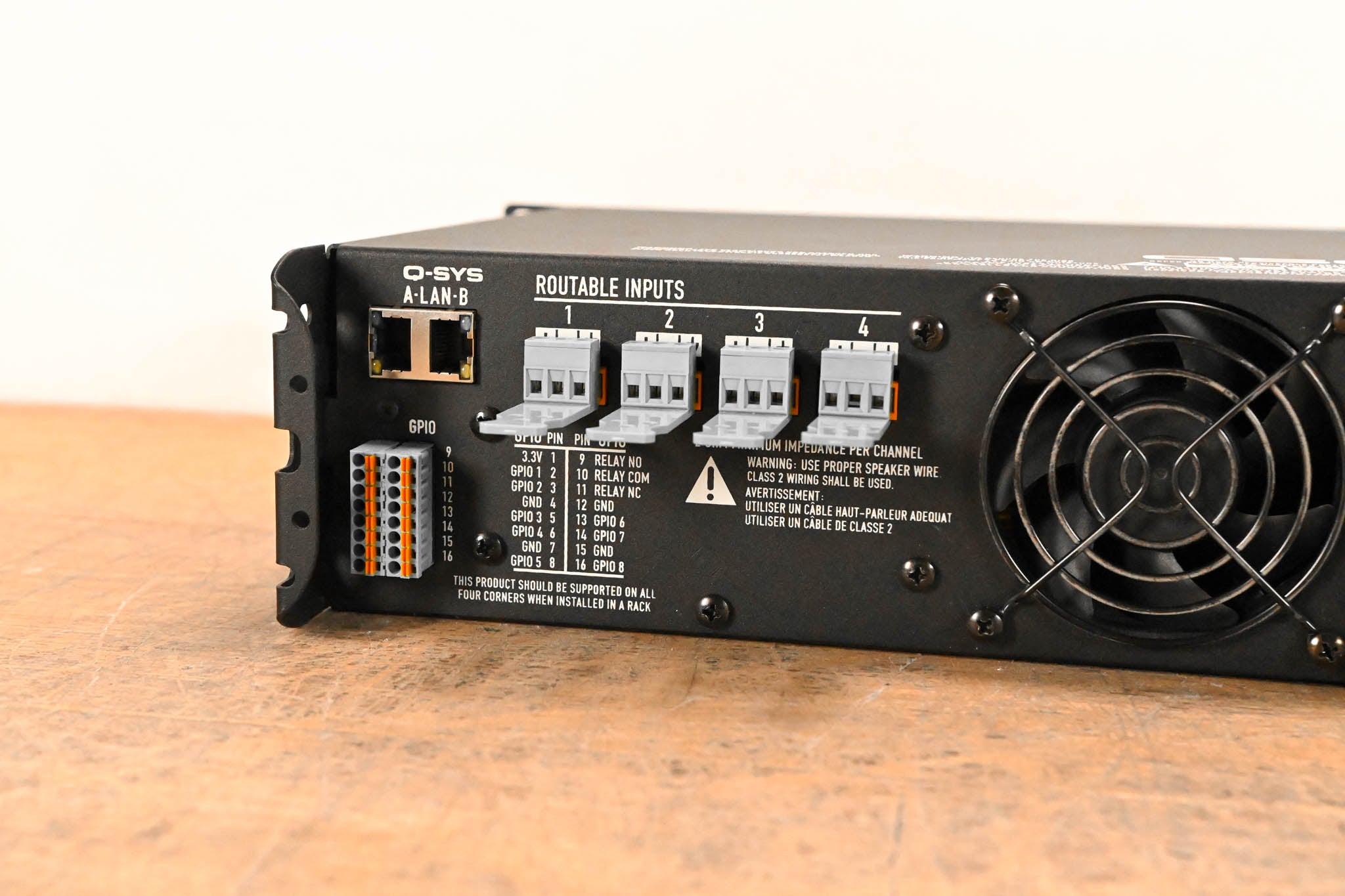 QSC CXD4.2Q 4-Channel, 2000W Network Amplifier