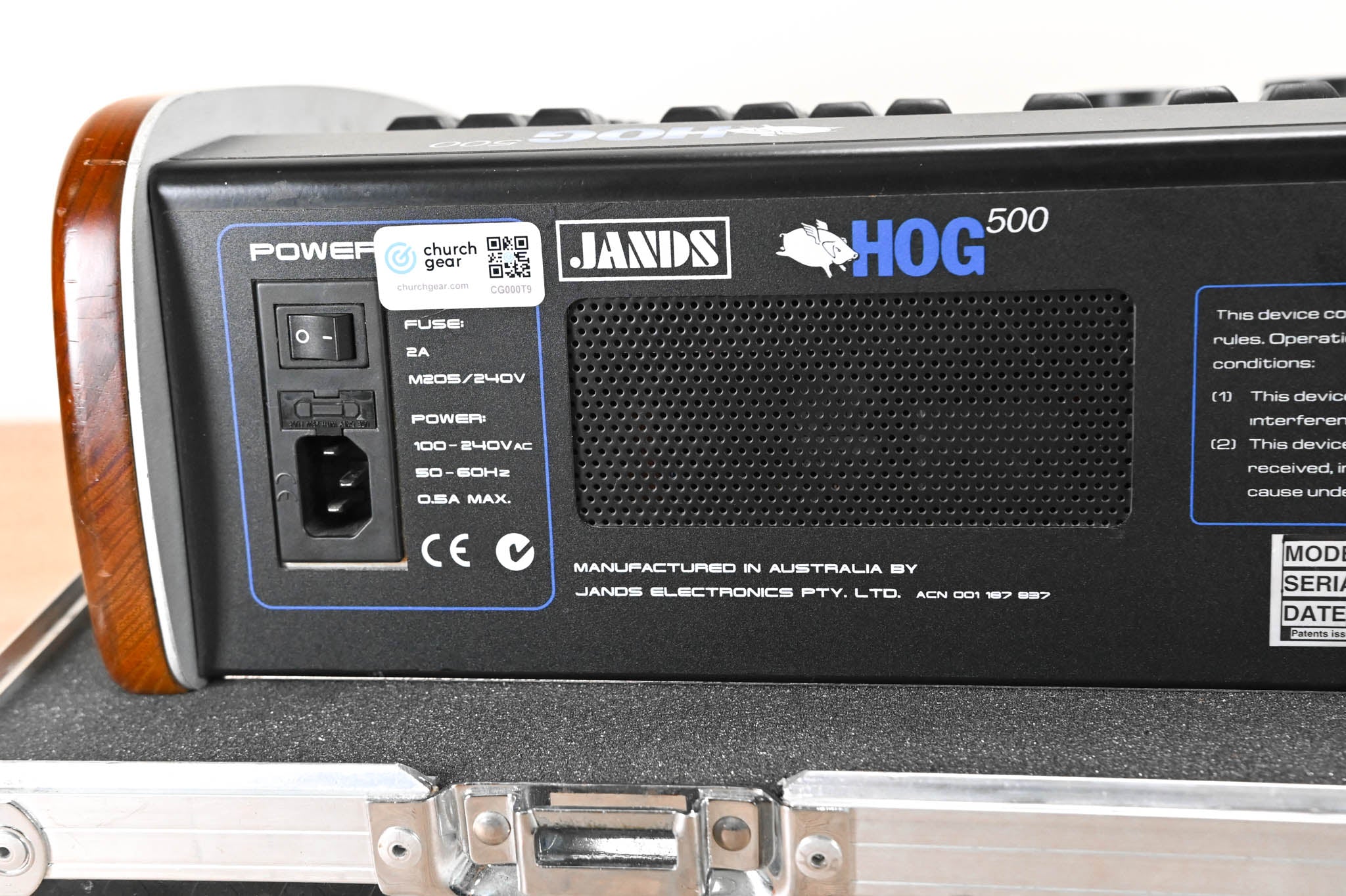 Jands Hog 500 Lighting Console with Case
