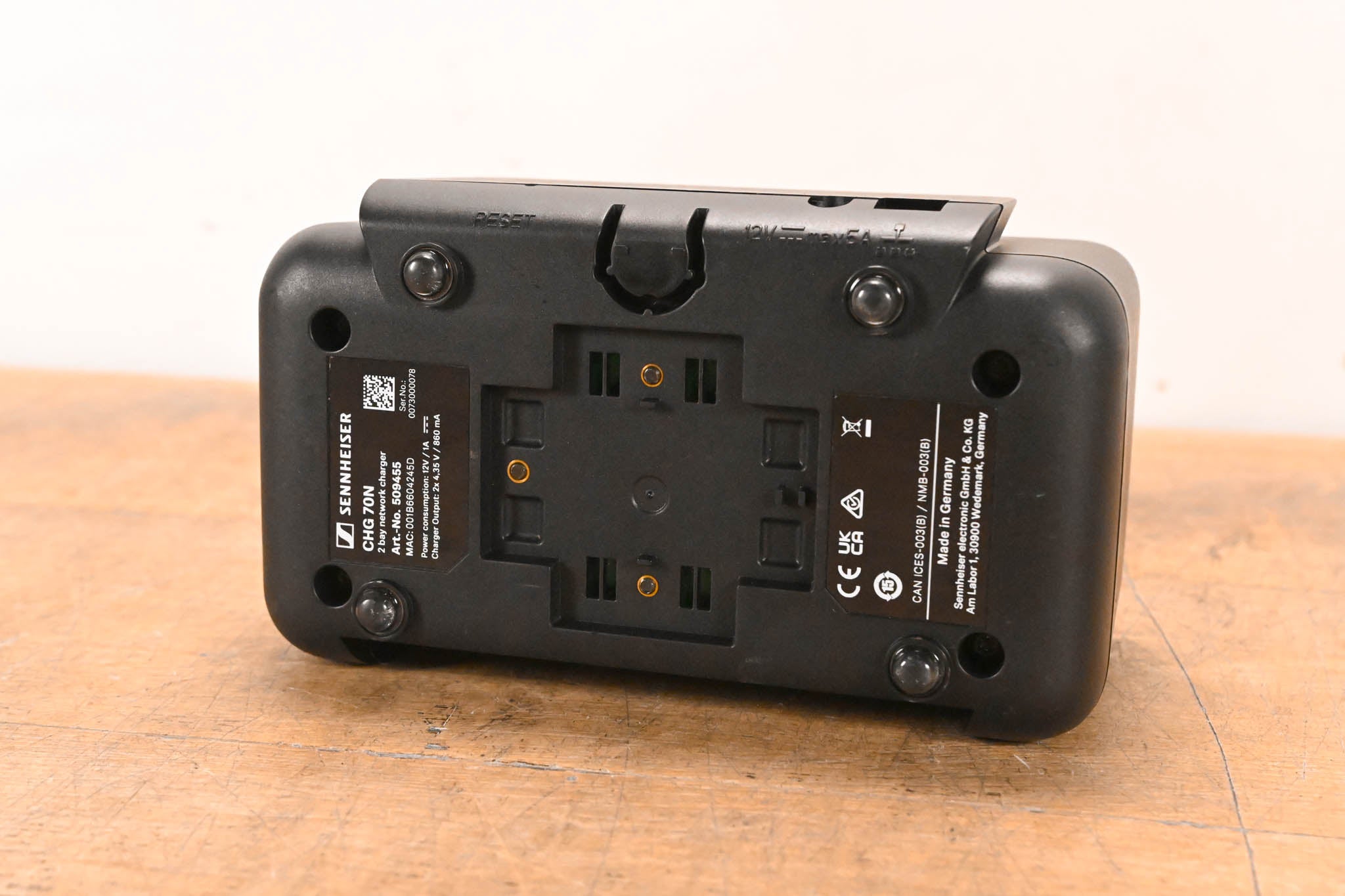 Sennheiser CHG 70N 2-Bay Network-Enabled Charger (NO POWER SUPPLY)