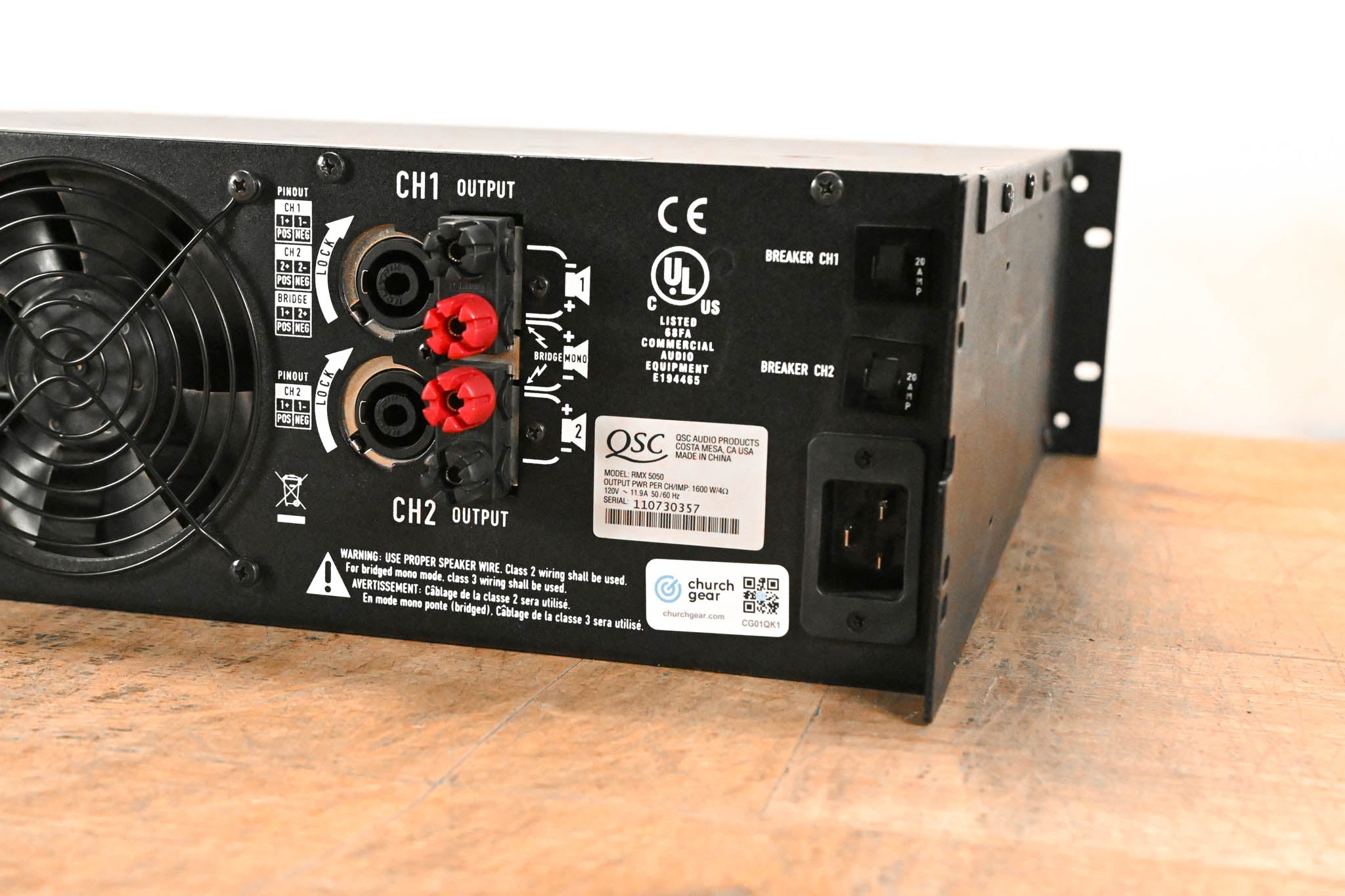 QSC RMX5050 2-Channel Power Amplifier